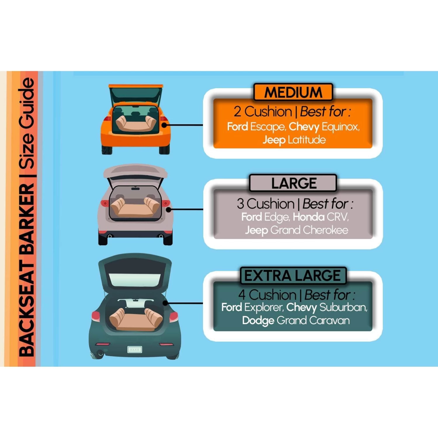 Big Barker Backseat Barker Orthopedic Pillow Dog Bed - Image 4