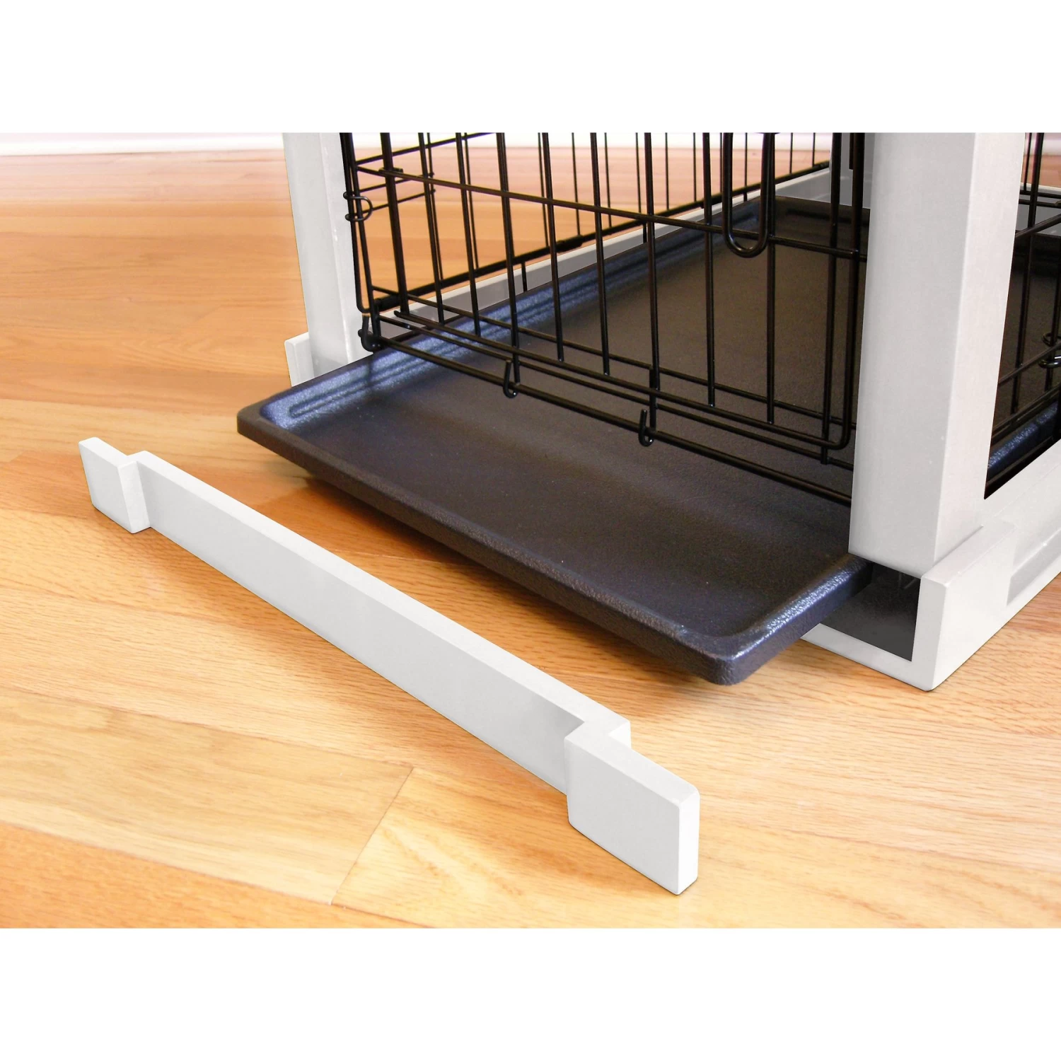Merry Products Double Door Furniture Style Dog Crate & End Table - Image 4