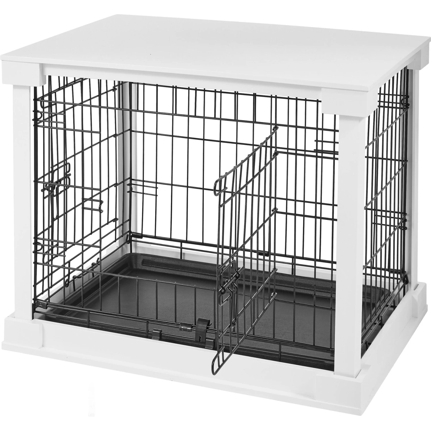 Merry Products Double Door Furniture Style Dog Crate & End Table - Image 8
