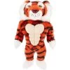 Frisco Tiger Muscle Plush Squeaky Dog Toy