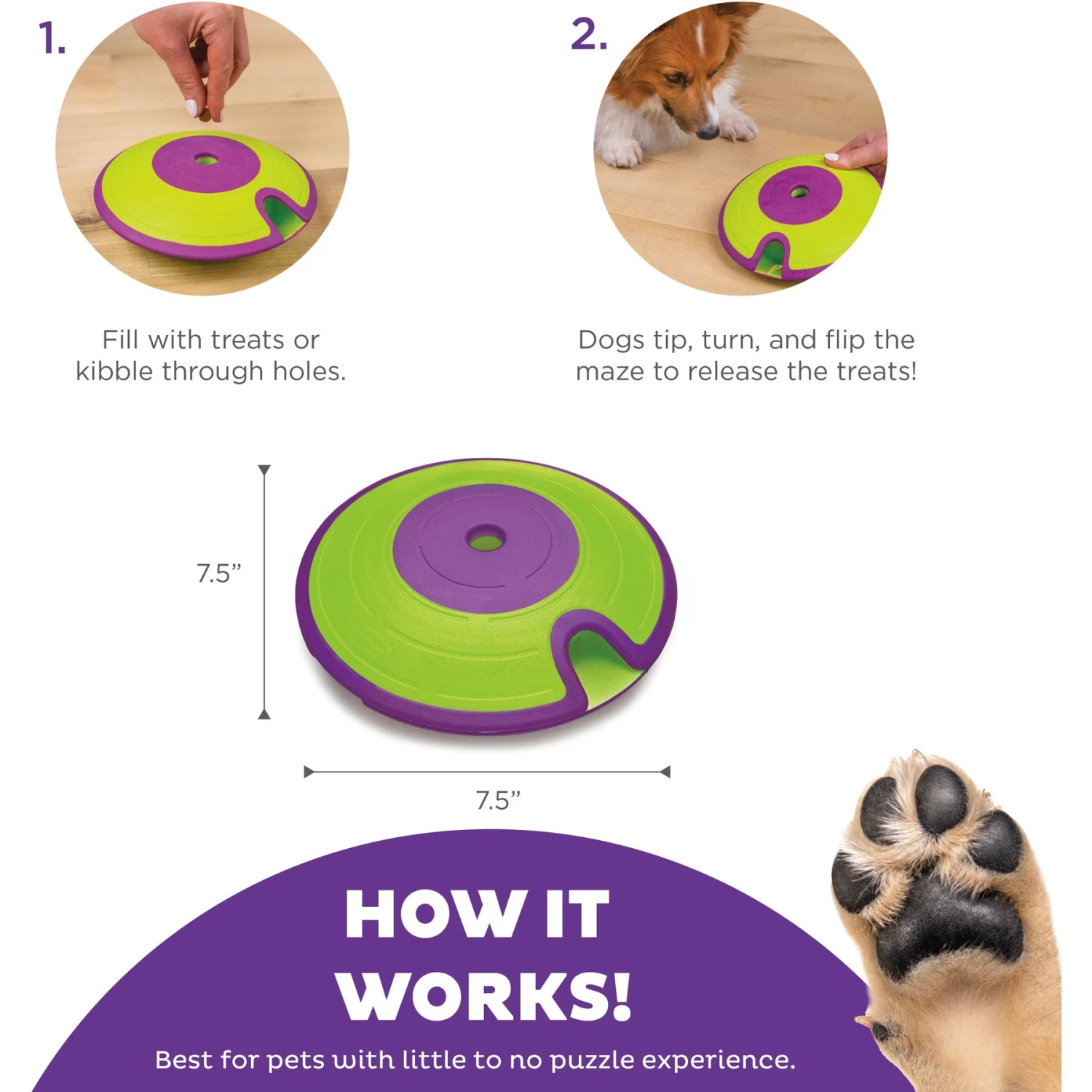Nina Ottosson By Outward Hound Treat Maze Puzzle Game Dog Toy - Image 3