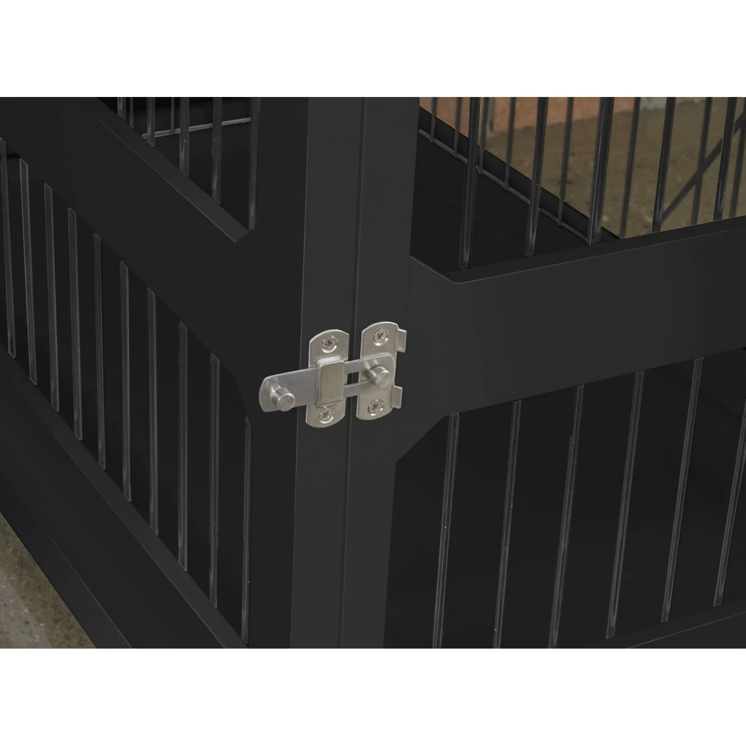 Merry Products Slide Aside Single Door Furniture Style Dog Crate & End Table - Image 7