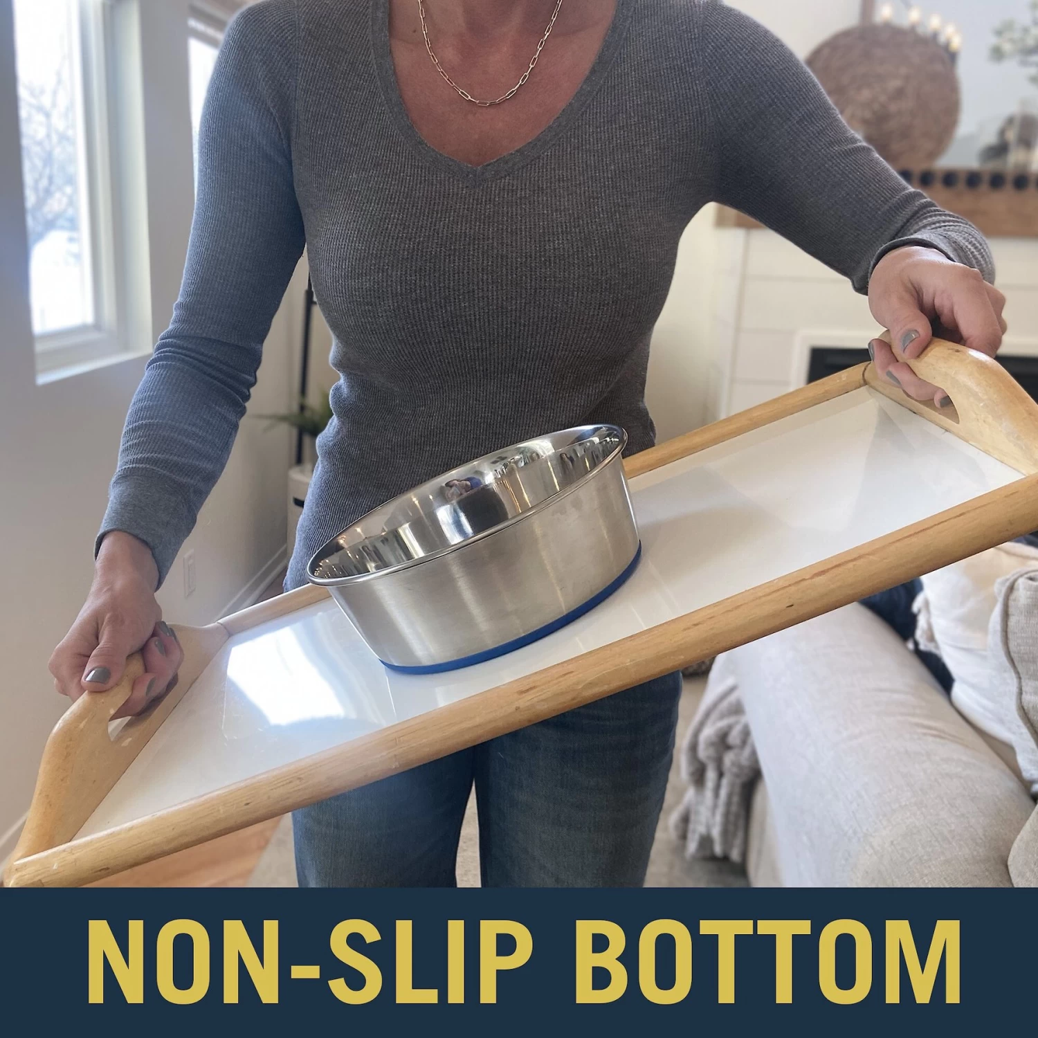 OurPets Durapet Premium Rubber-Bonded Stainless Steel Bowl - Image 5