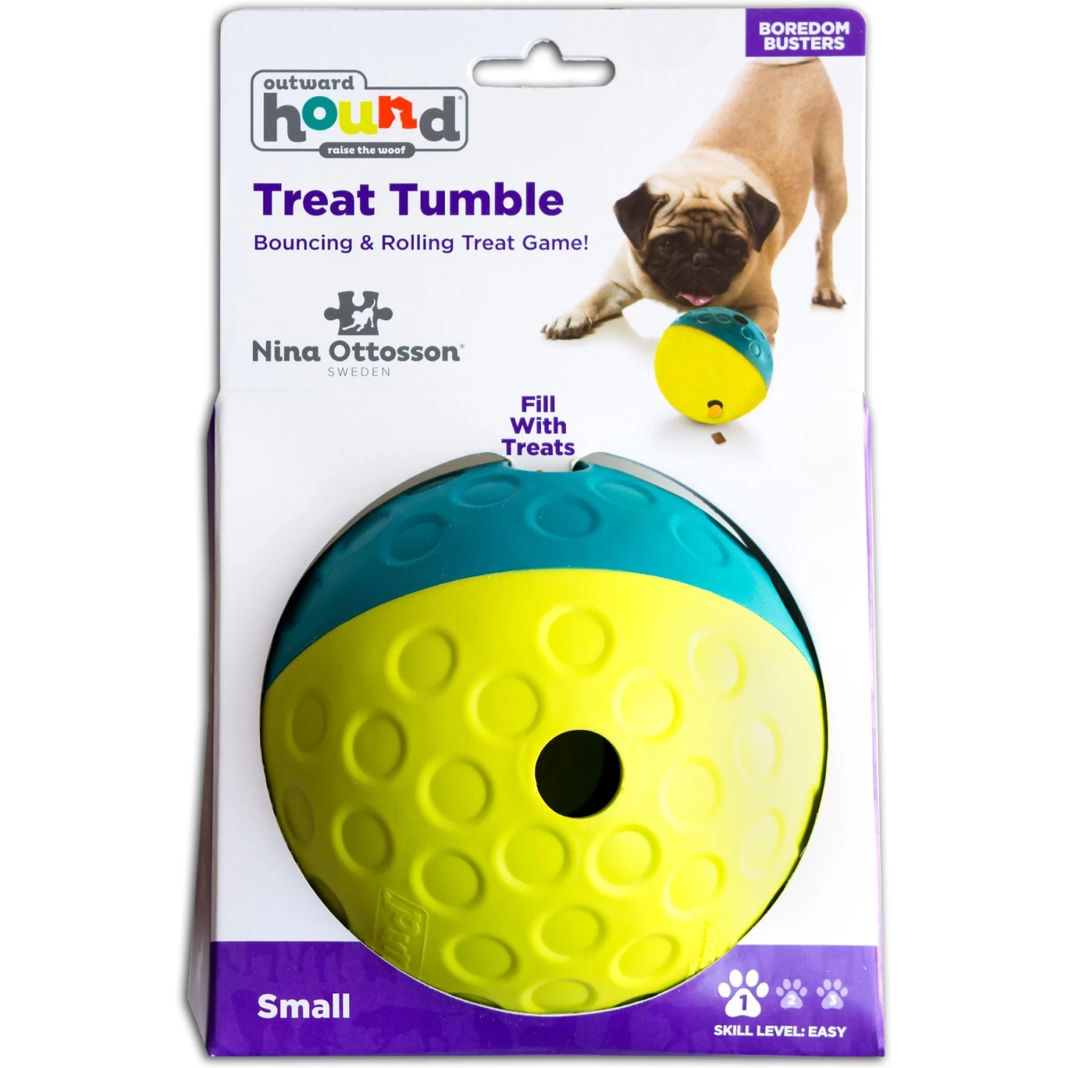 Nina Ottosson By Outward Hound Treat Tumble Puzzle Game Dog Toy - Image 9