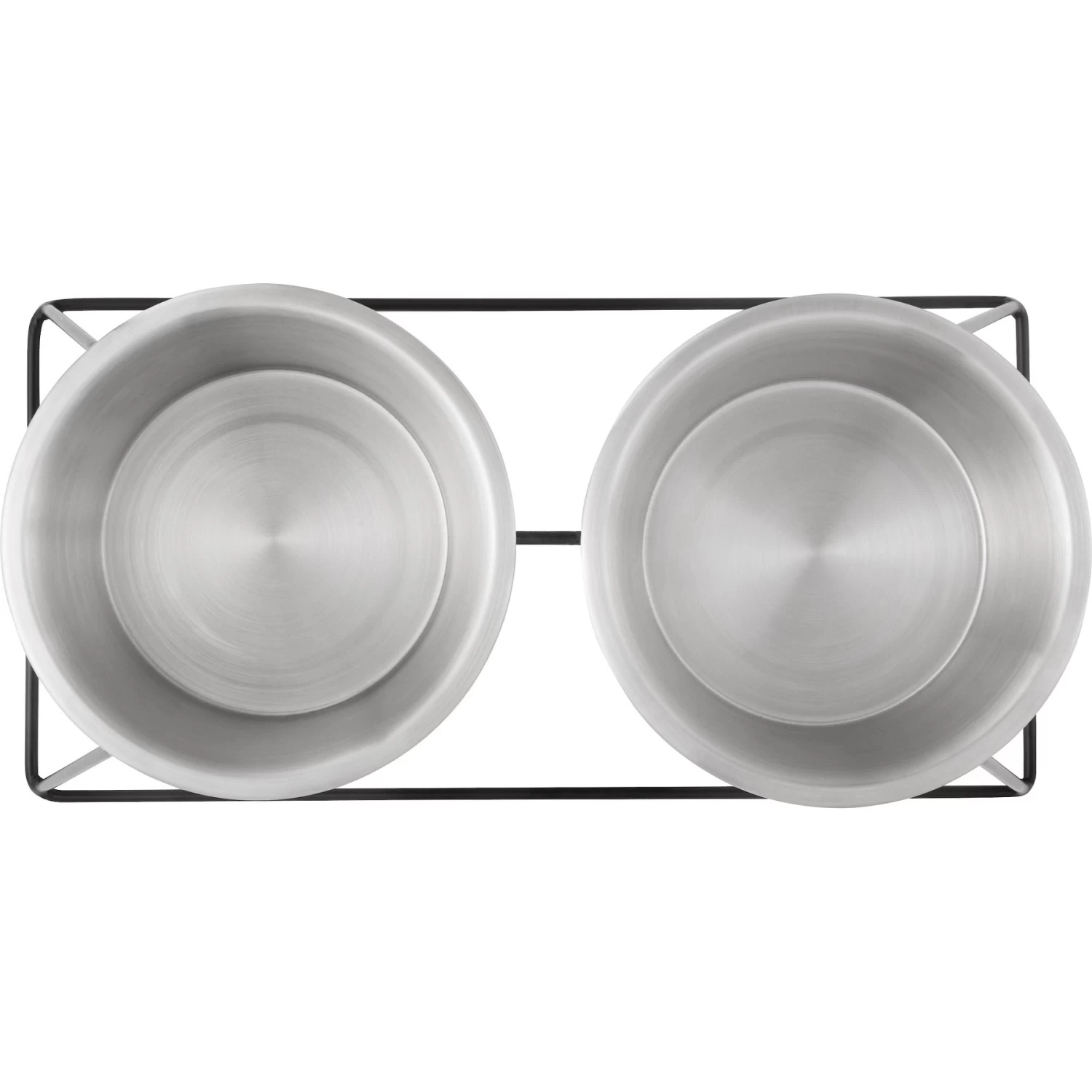 Frisco Pyramid Elevated Stainless Steel Double Diner Dog & Cat Bowl - Image 2
