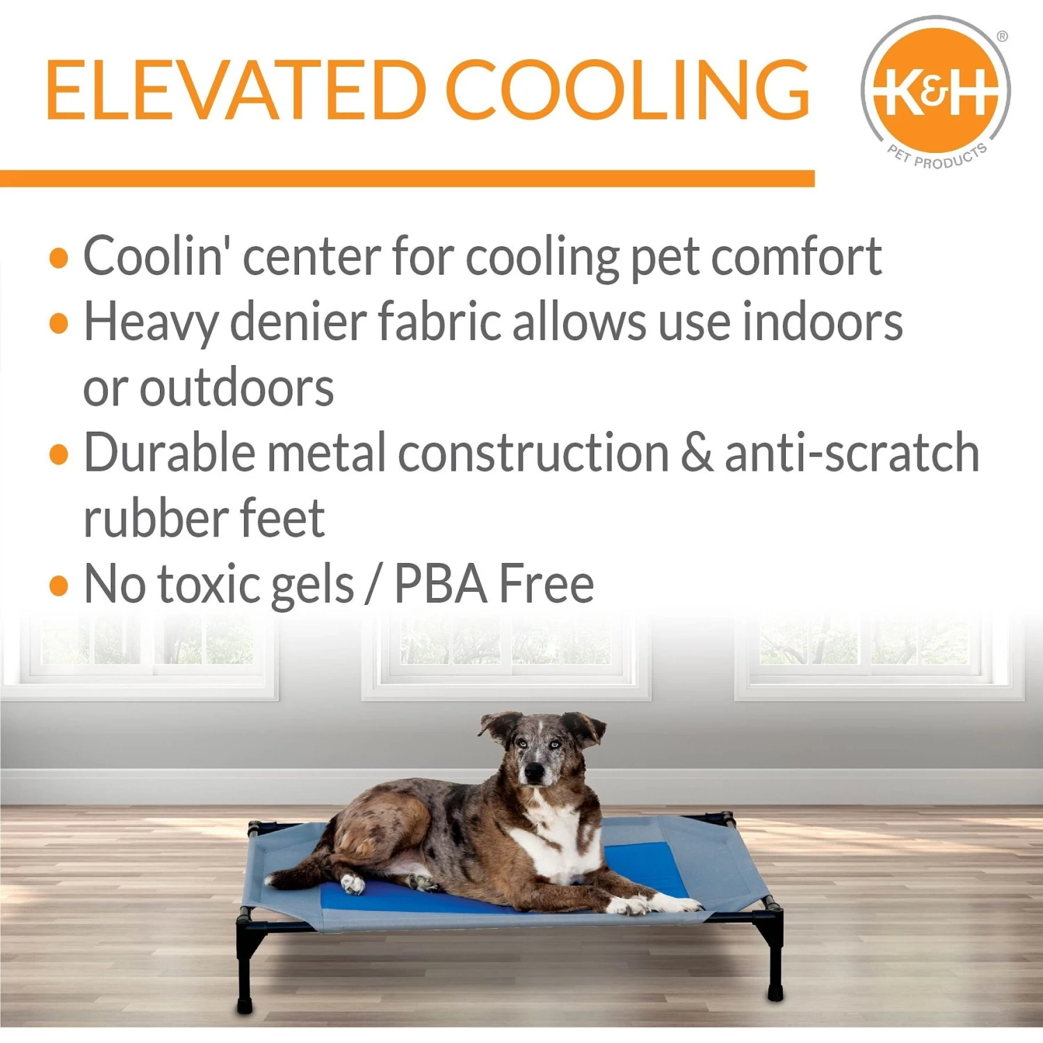 K&H Pet Products Coolin' Pet Cot Elevated Pet Bed - Image 4