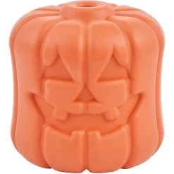 Frisco Halloween Pumpkin Rubber Treat Dispenser Dog Toy, Medium/Large