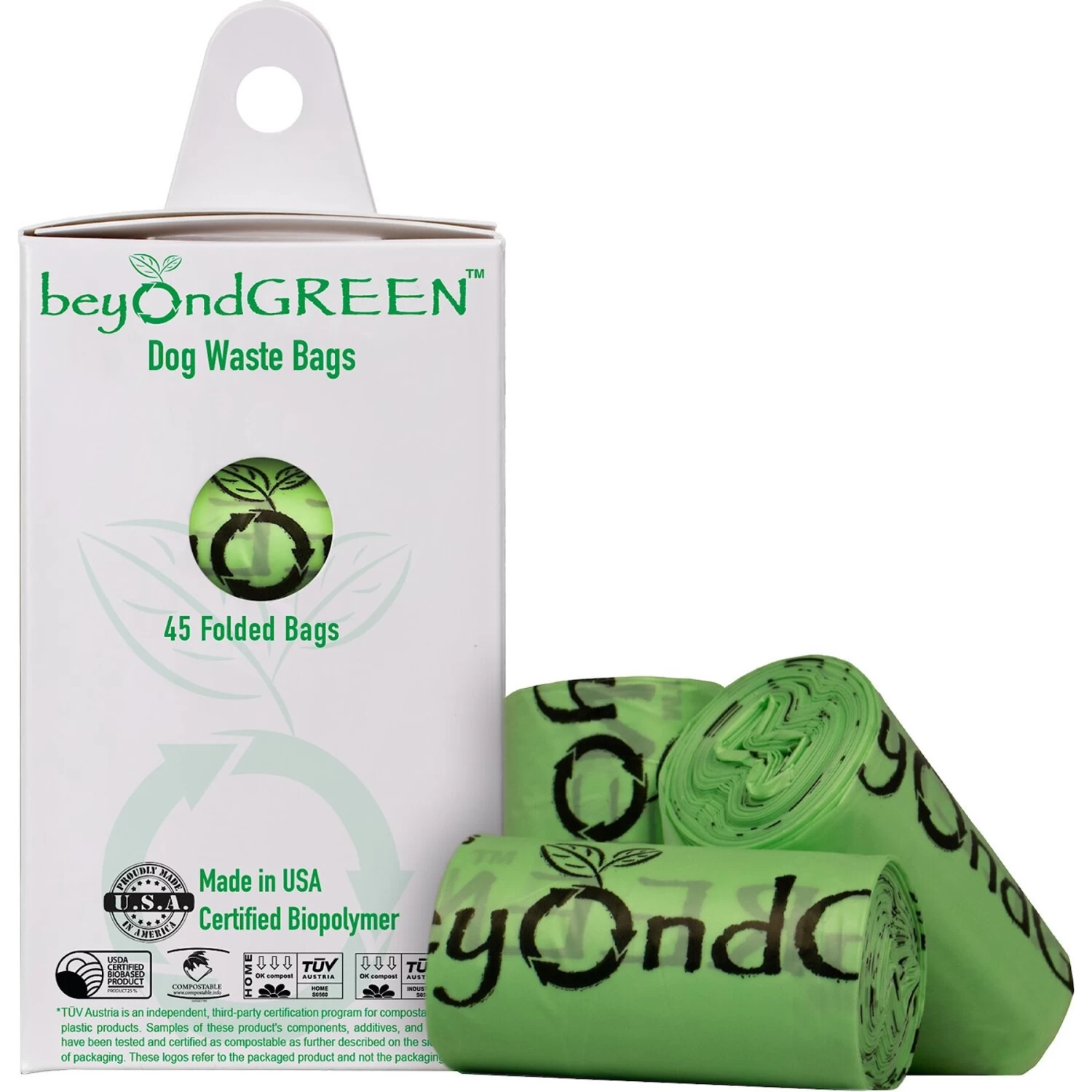BeyondGREEN Compostable Dog Waste Bag Refill Rolls - Image 3