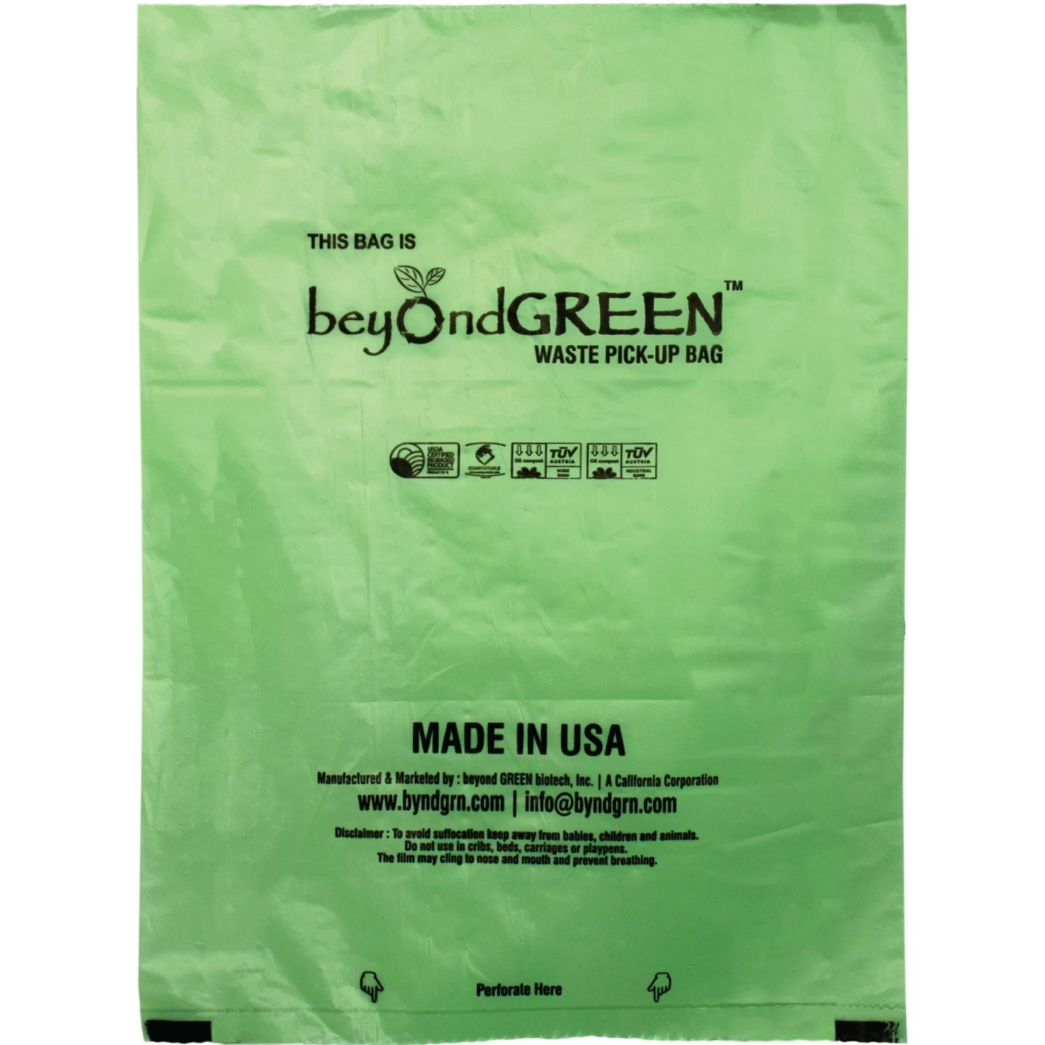 BeyondGREEN Compostable Dog Waste Bag Refill Rolls - Image 6