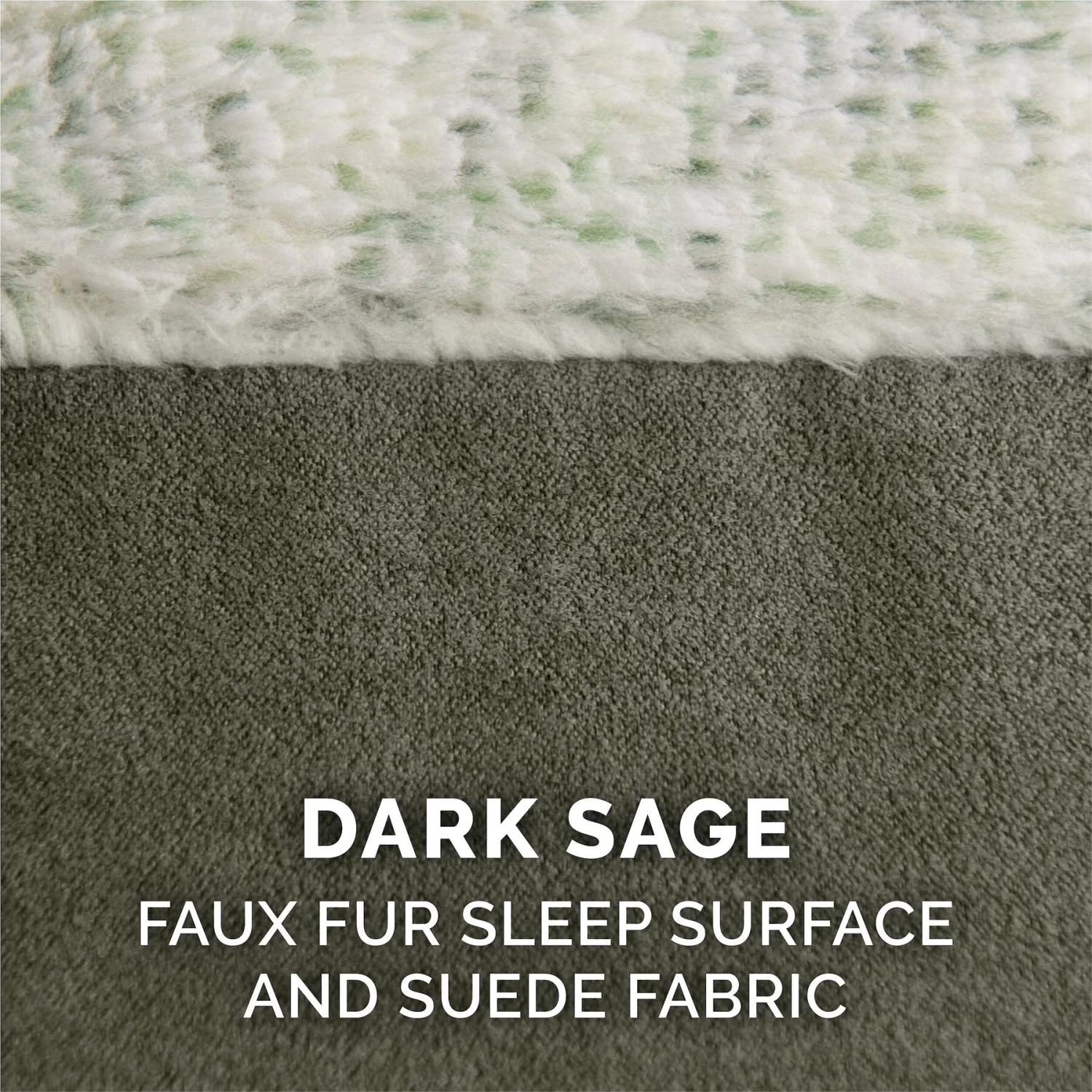 FurHaven Two-Tone Deluxe Chaise Memory Top Cat & Dog Bed With Removable Cover - Image 9