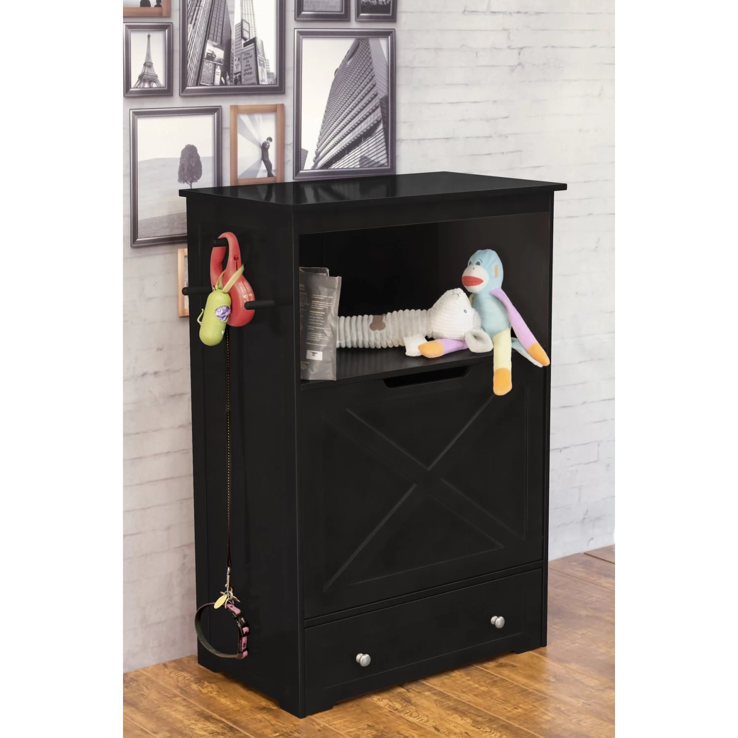 ZooVilla Windsor Elevated Dog & Cat Bowls & Storage - Image 5