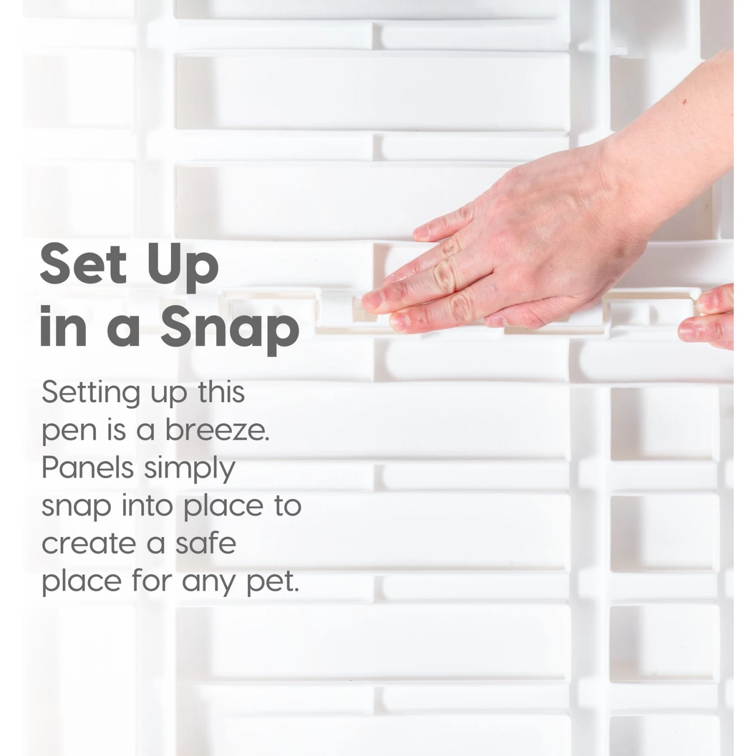 IRIS USA 4-6 Panel Dog Exercise Playpen With Door, 24-in - Image 5