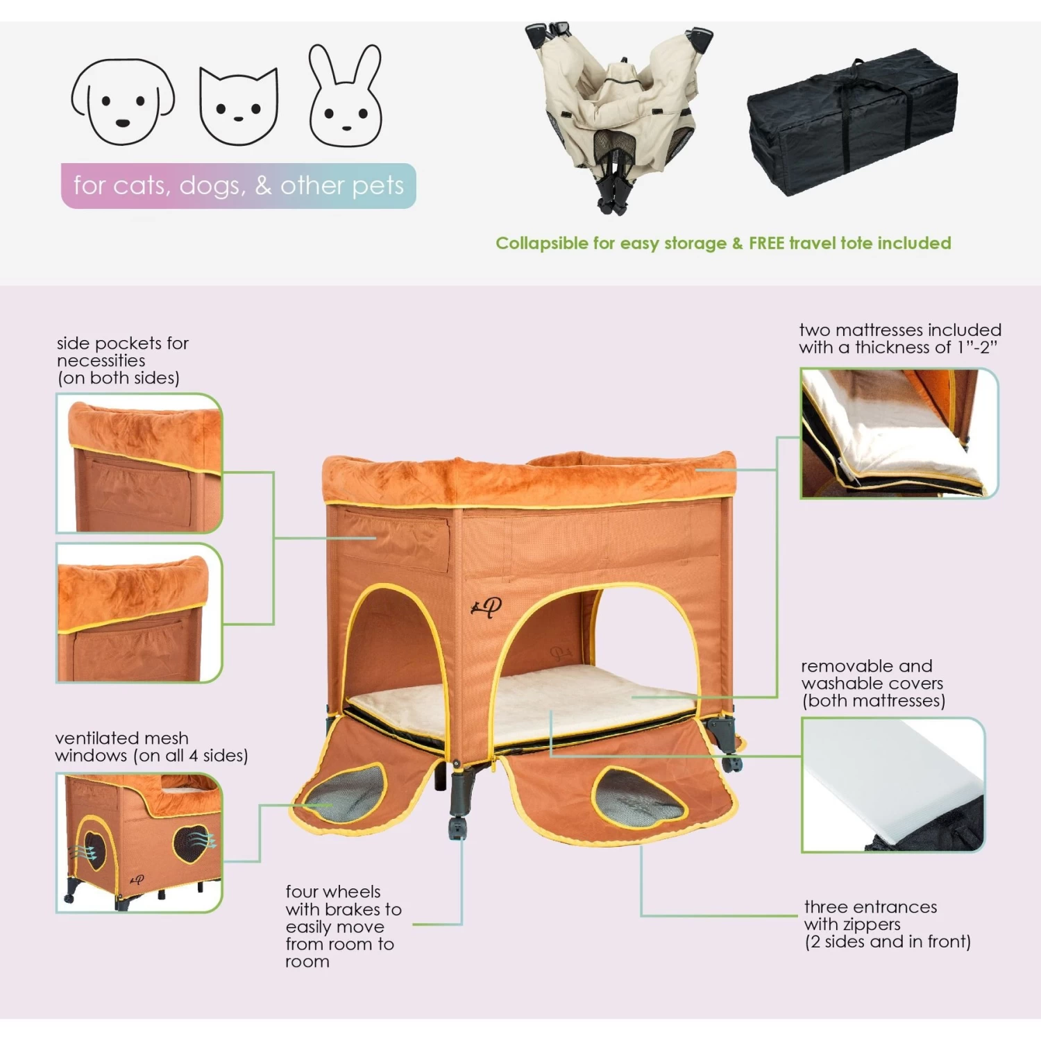 Petique Bedside Lounge Elevated Dog Bed - Image 3