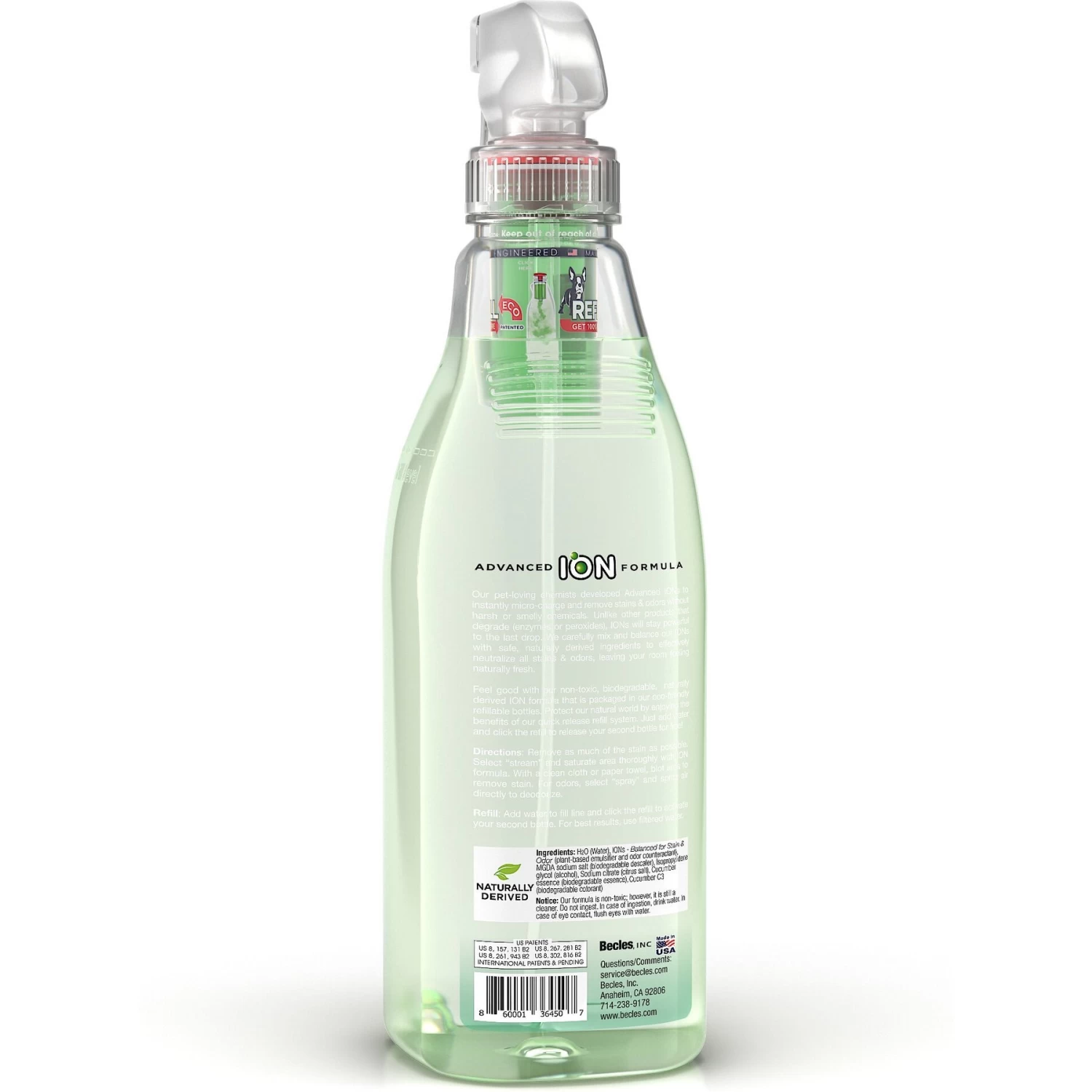 Ion Fusion Severe Pet Stain & Odor Remover, 32-oz Bottle & 32-oz Refill - Image 3