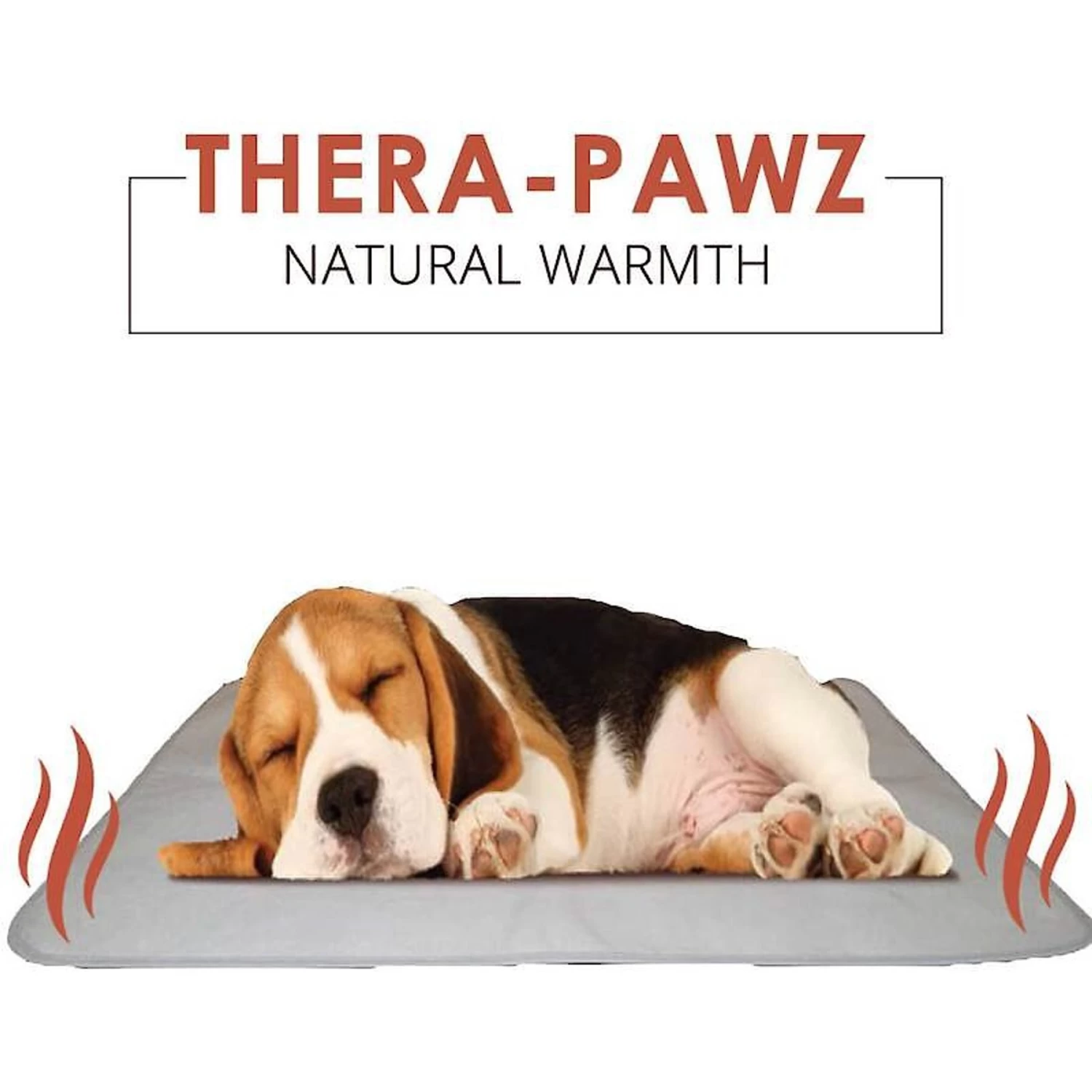 The Green Pet Shop Thera-Pawz Warming Dog & Cat Pad, Grey - Image 4