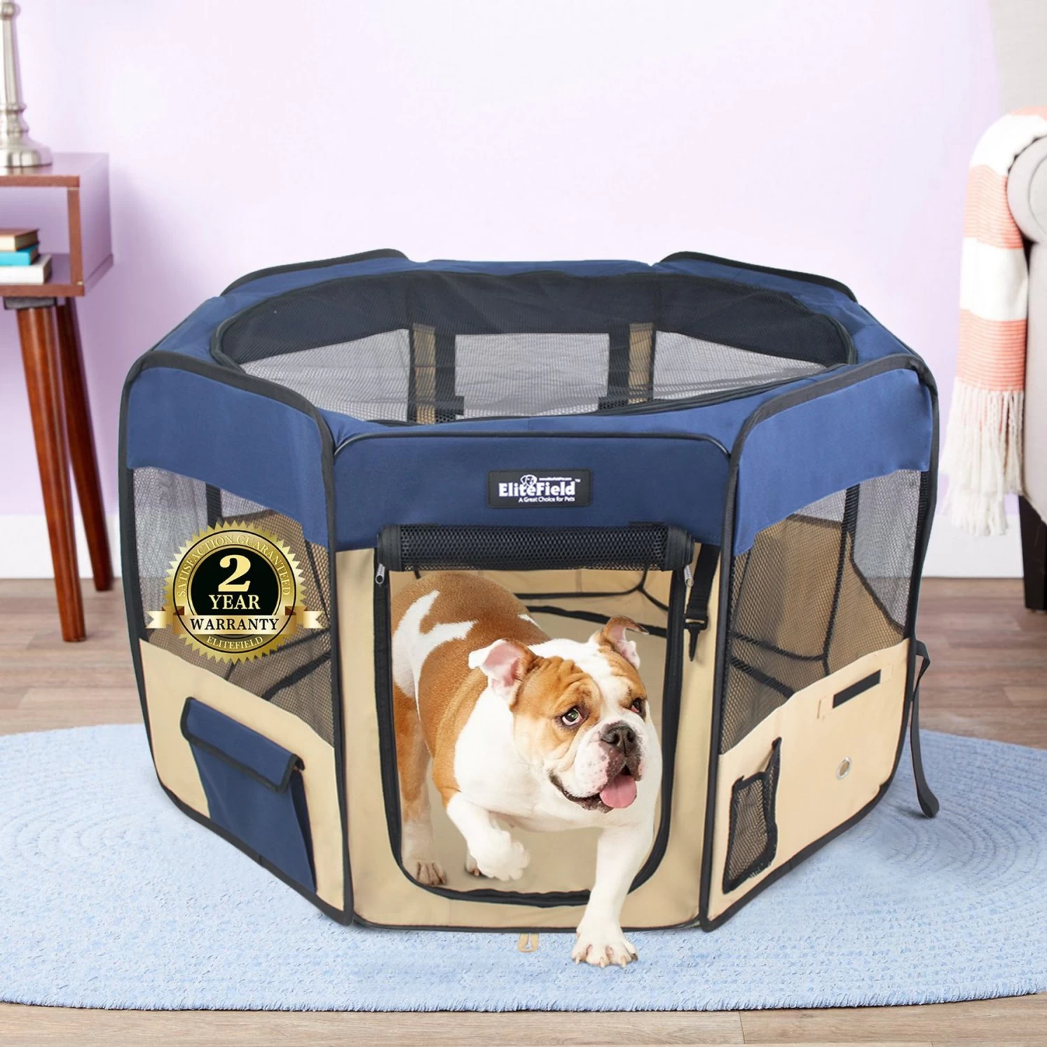 EliteField 2-Door Soft-Sided Dog & Cat Playpen