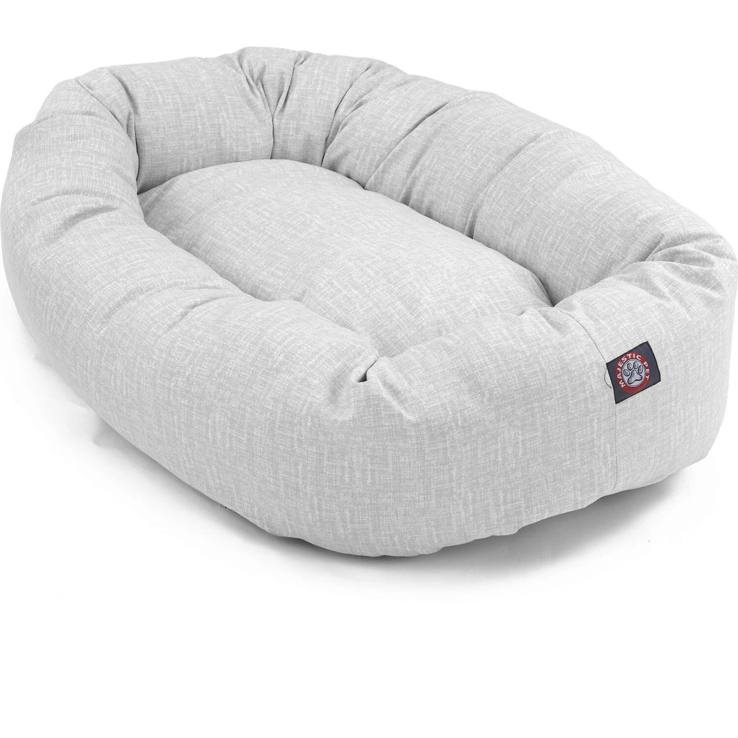 Majestic Pet Palette Heathered Bagel Bolster Dog Bed - Image 3