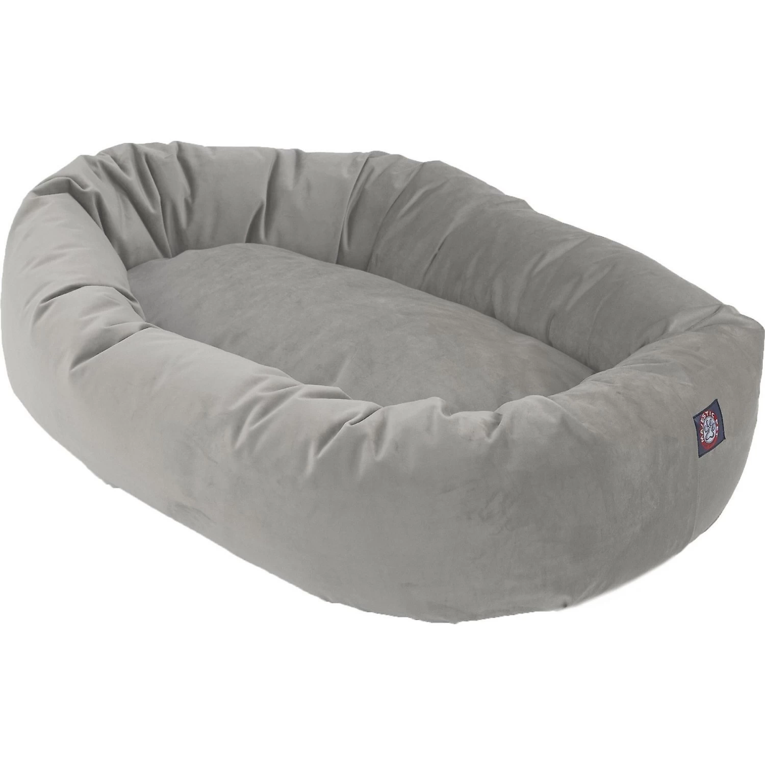 Majestic Pet Velvet Bagel Bolster Dog Bed - Image 3