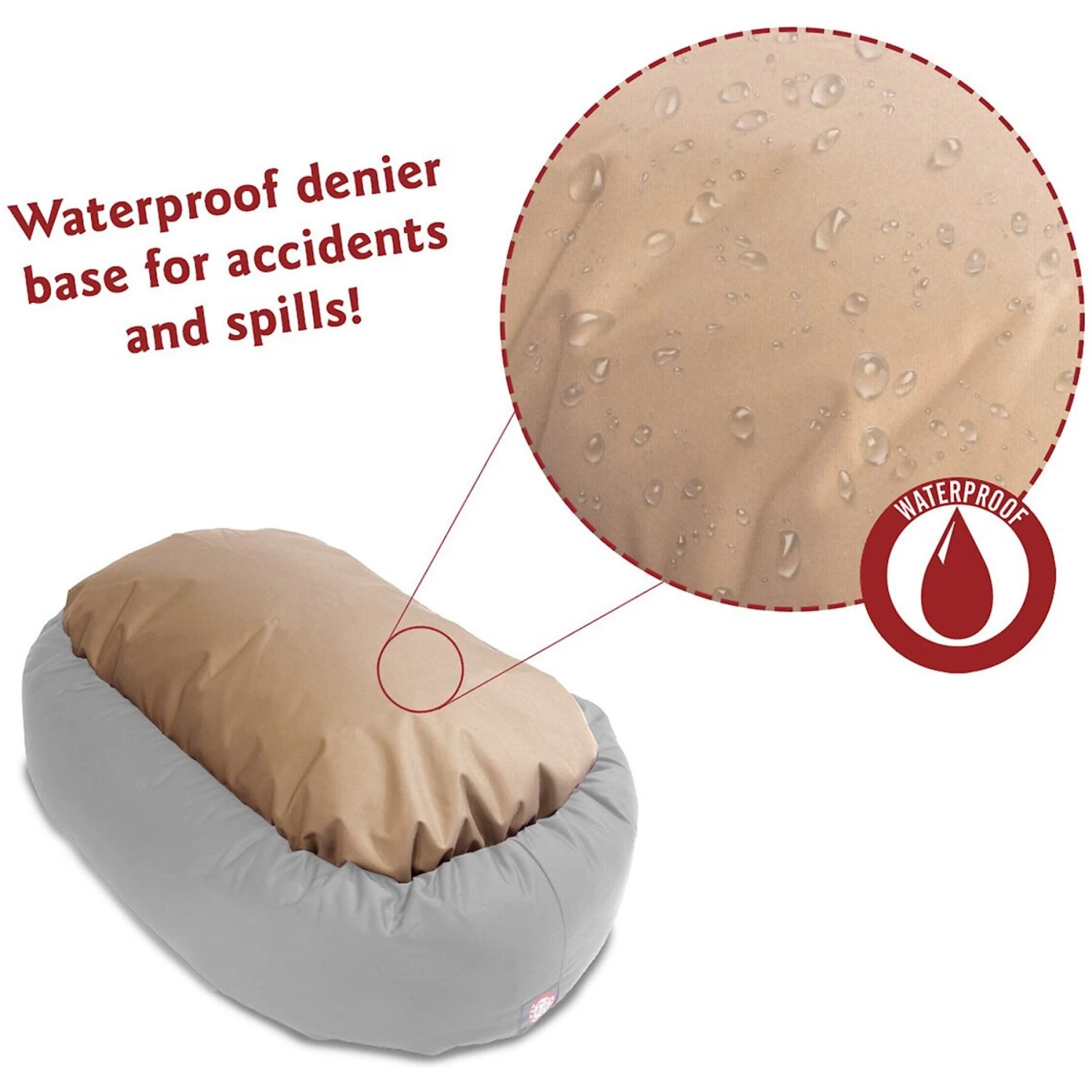 Majestic Pet Velvet Bagel Bolster Dog Bed - Image 4