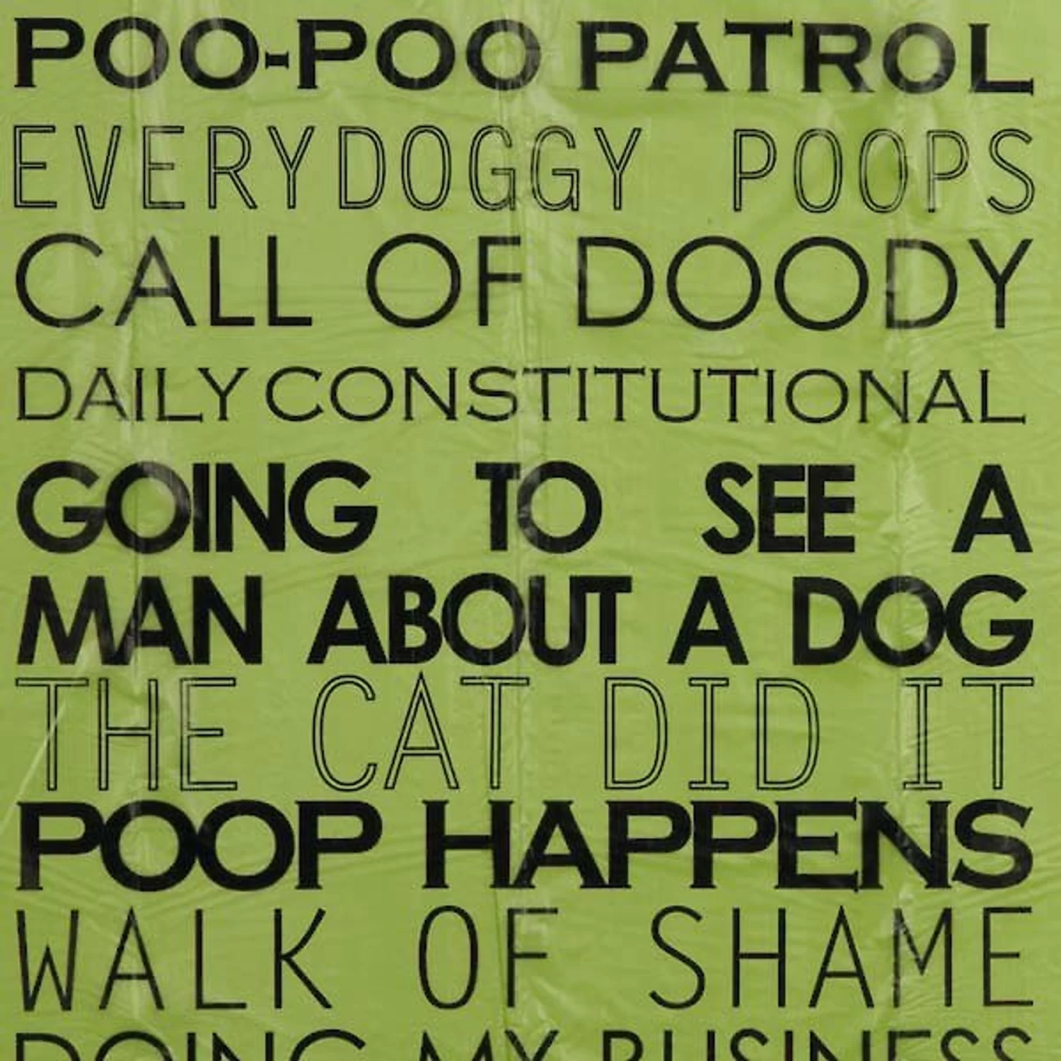 Clean Go Pet Humorous Sayings Dog Waste Bags, 160 Count - Image 2