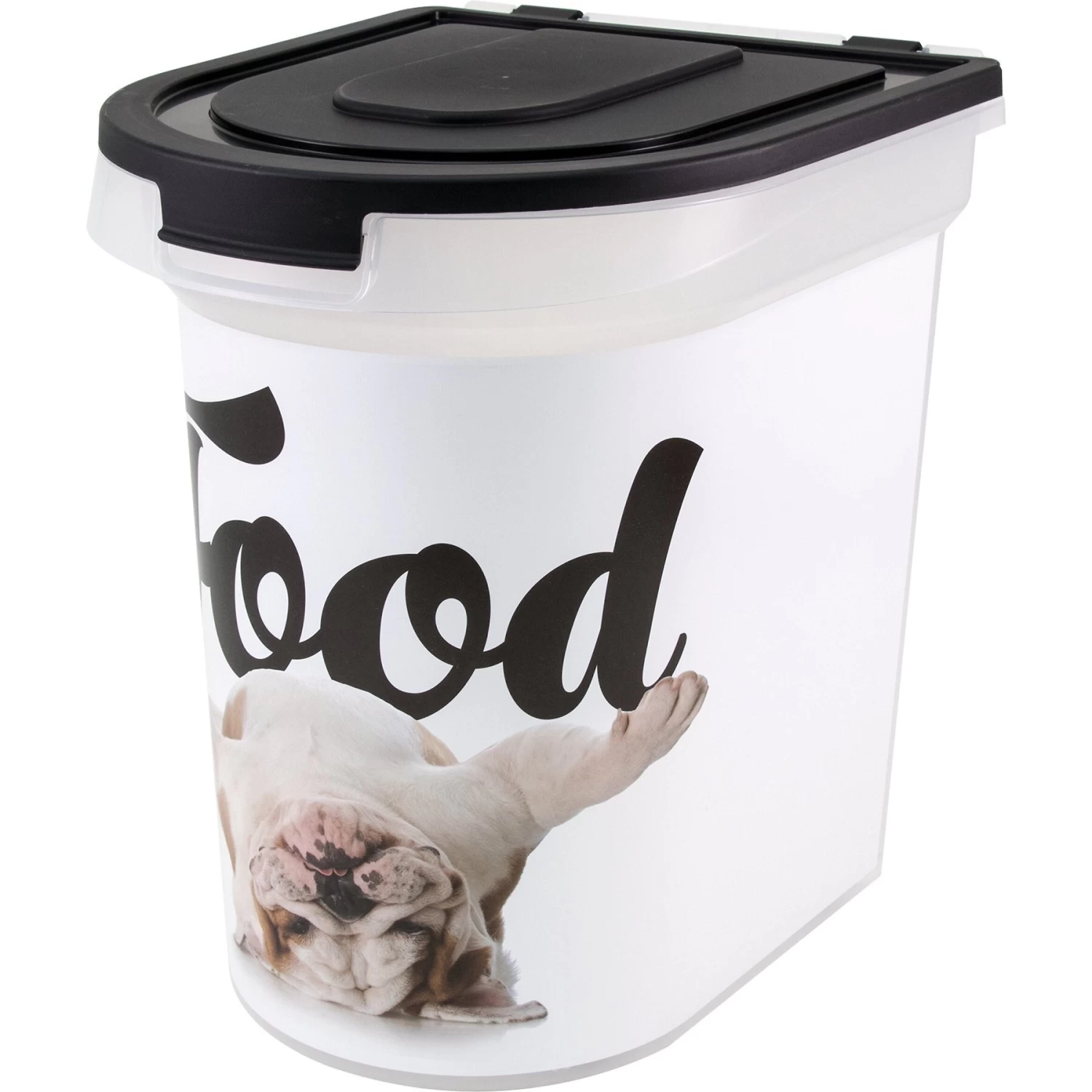 Paw Prints Bulldog Pet Food Storage Container, 26-lb - Image 5