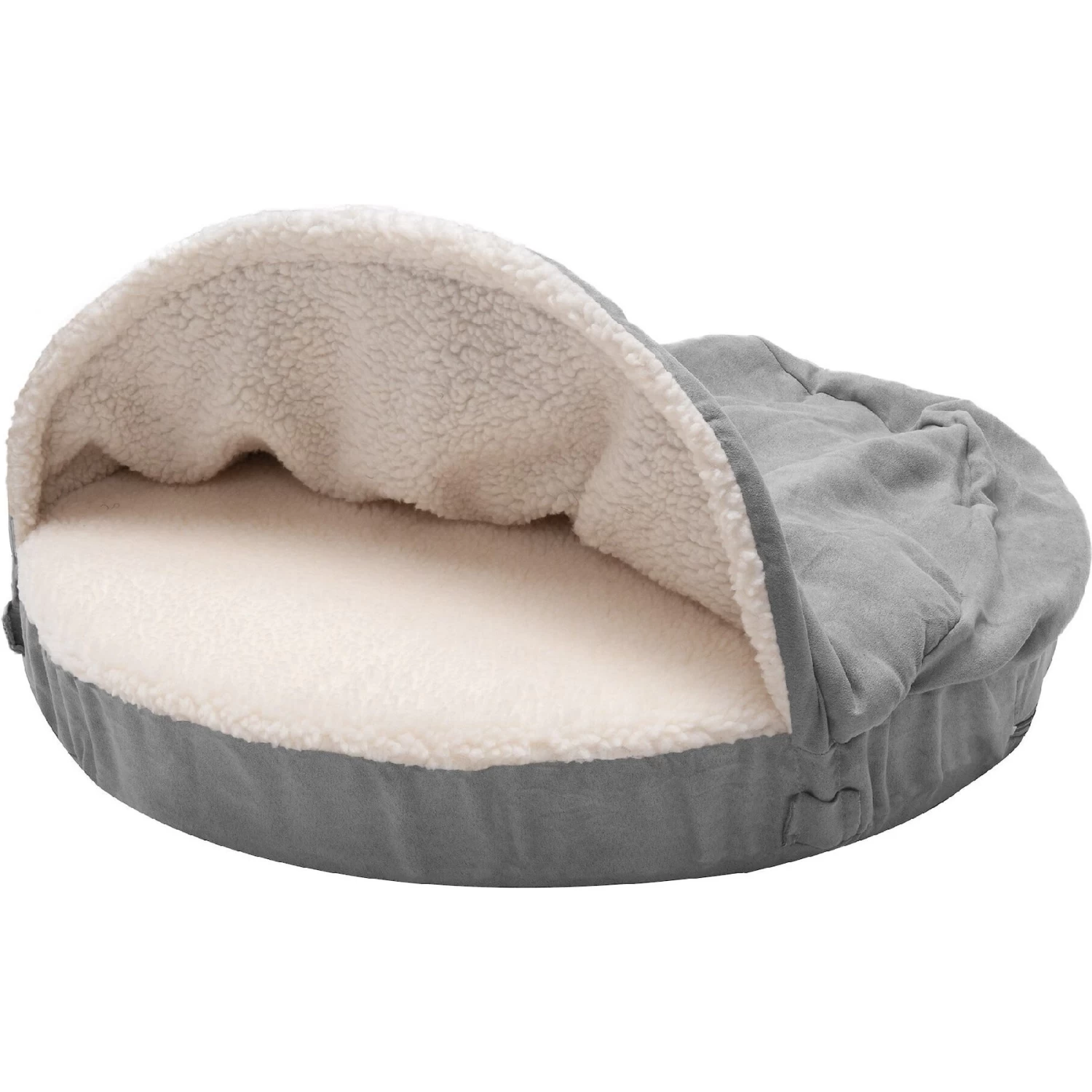 FurHaven Faux Sheepskin Snuggery Orthopedic Cat & Dog Bed With Removable Cover - Image 3