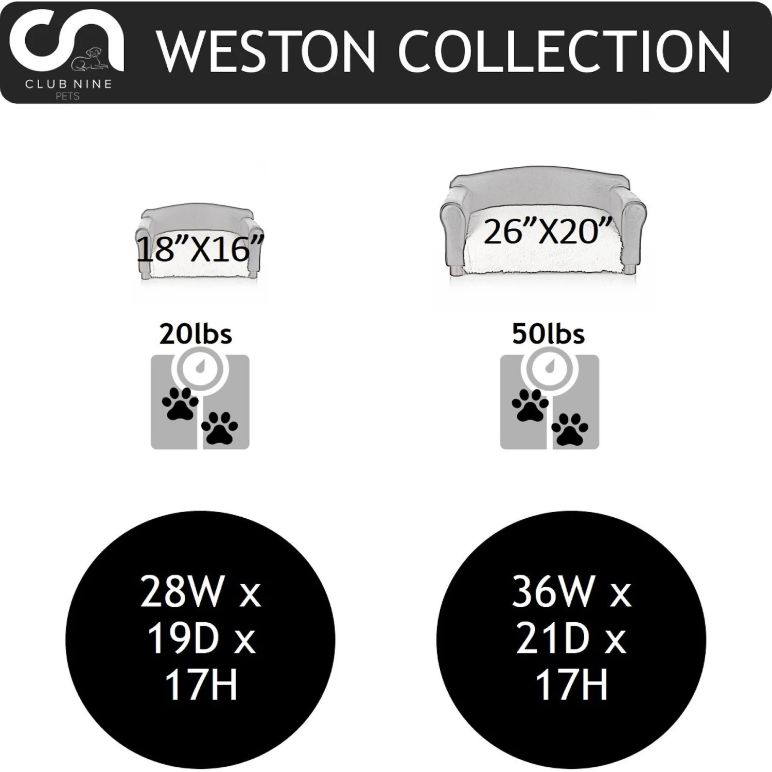 Club Nine Pets Traditional Chair Sofa Cat & Dog Bed, Charcoal - Image 3