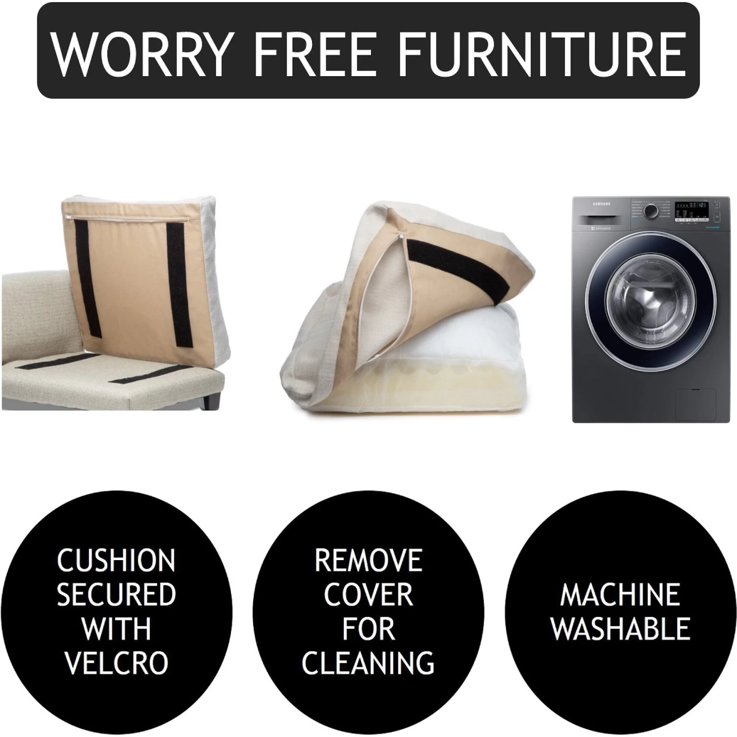 Club Nine Pets Traditional Chair Sofa Cat & Dog Bed, Charcoal - Image 5