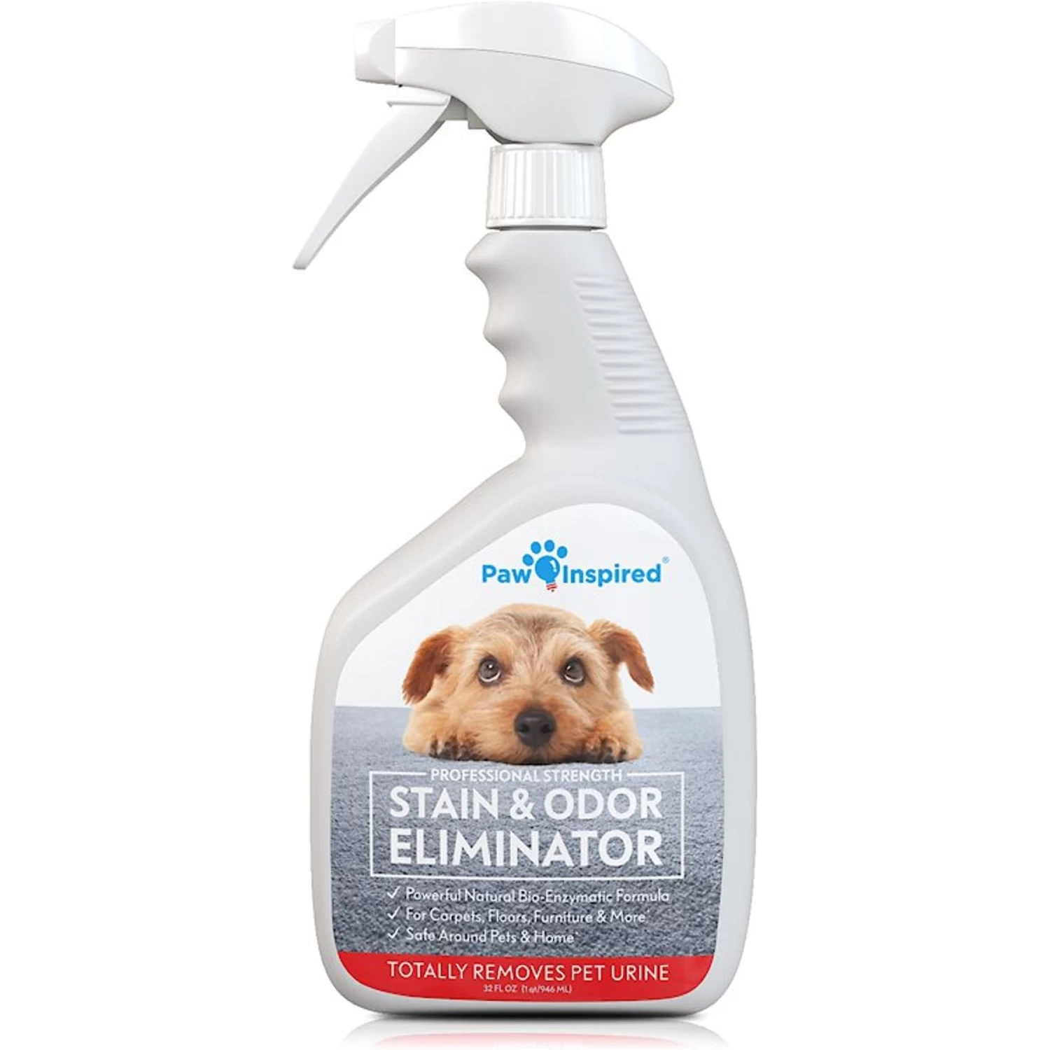 Paw Inspired Professional Dog Stain & Odor Eliminator Spray, 32-oz Bottle