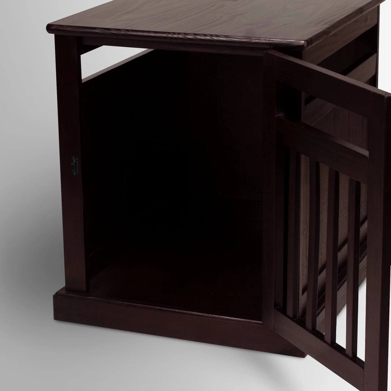 Casual Home Chappy Single Door Furniture Style Dog Crate & Wood Slats - Image 4