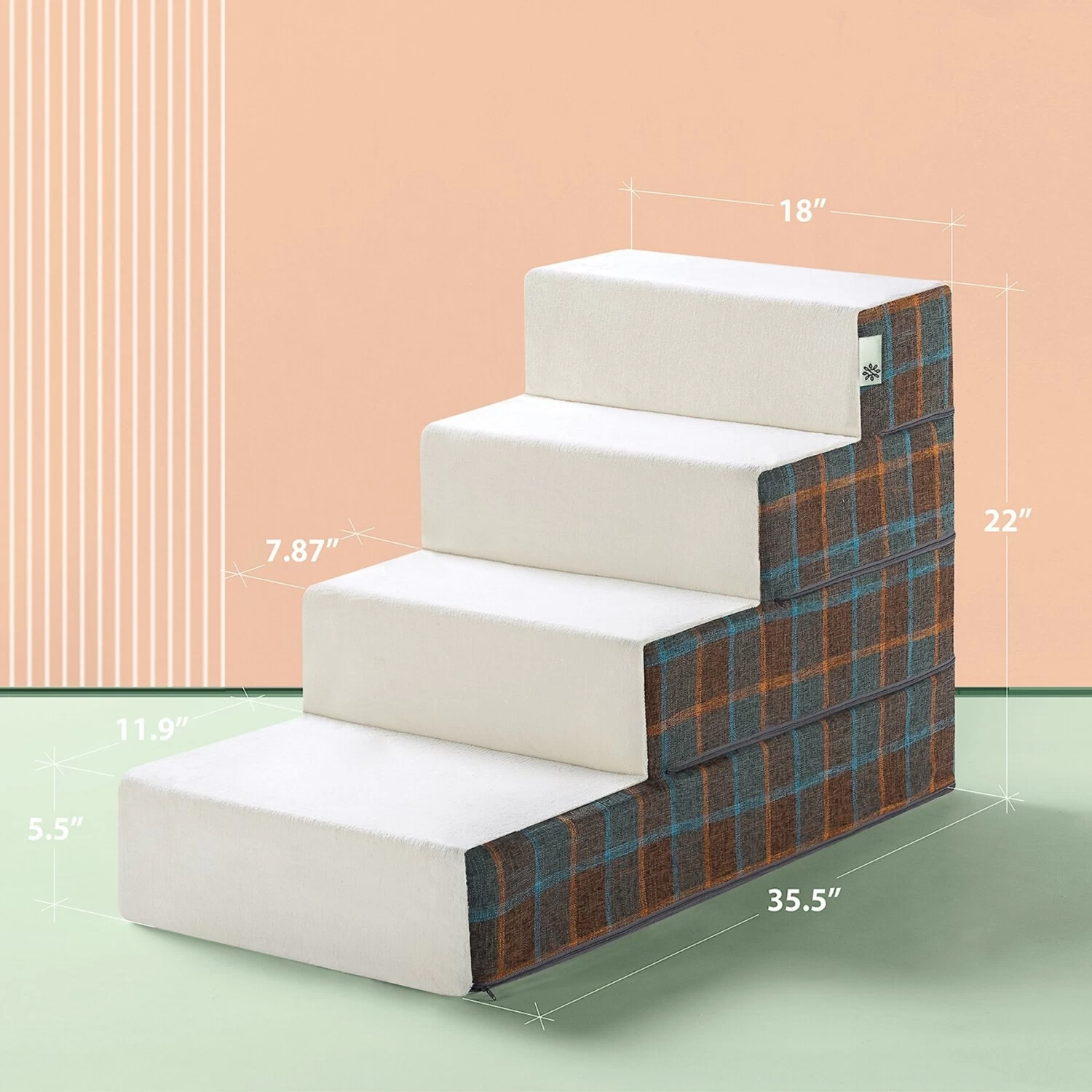 Zinus Cozy Cat & Dog Stairs - Image 6