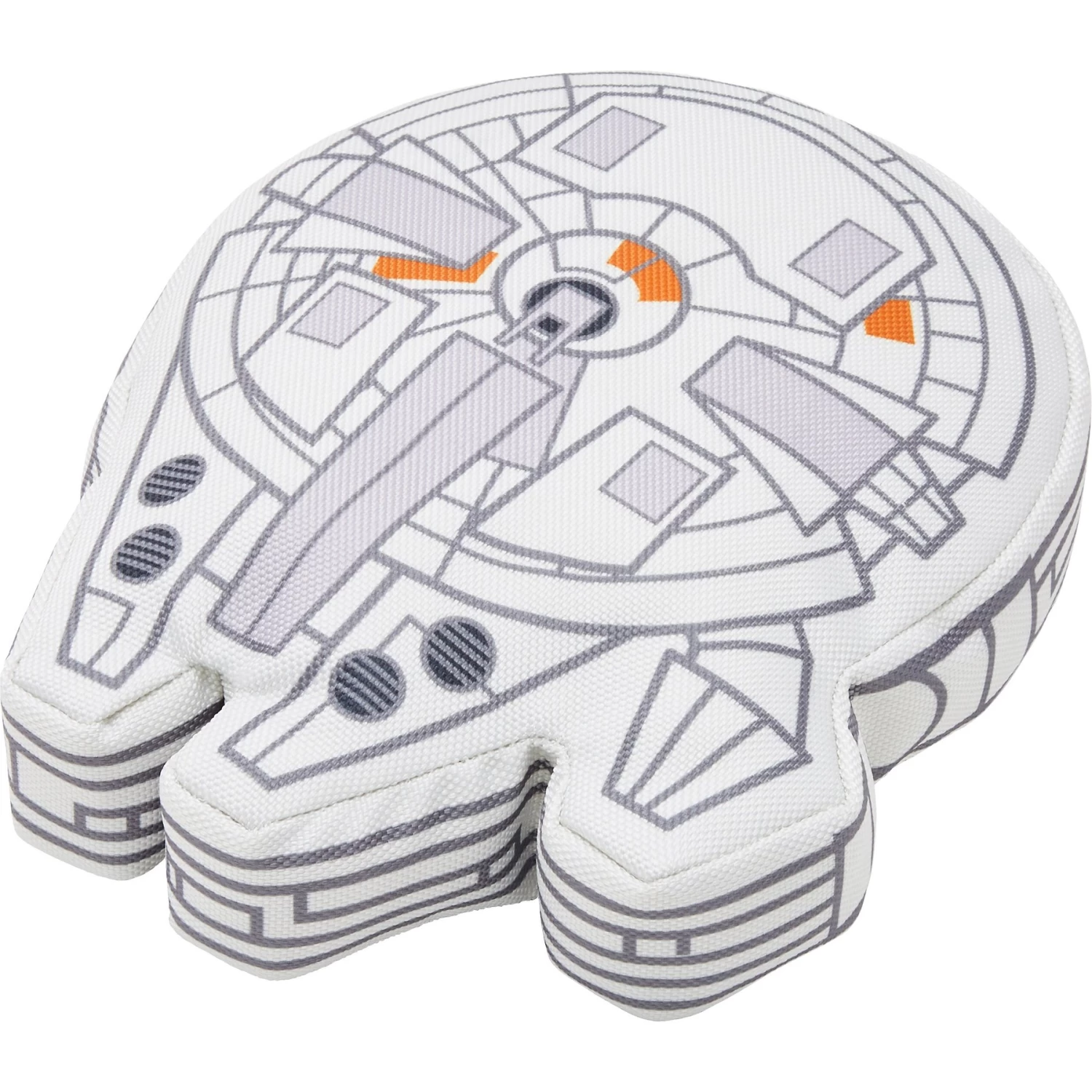 STAR WARS MILLENNIUM FALCON Ballistic Nylon Plush Squeaky Dog Toy