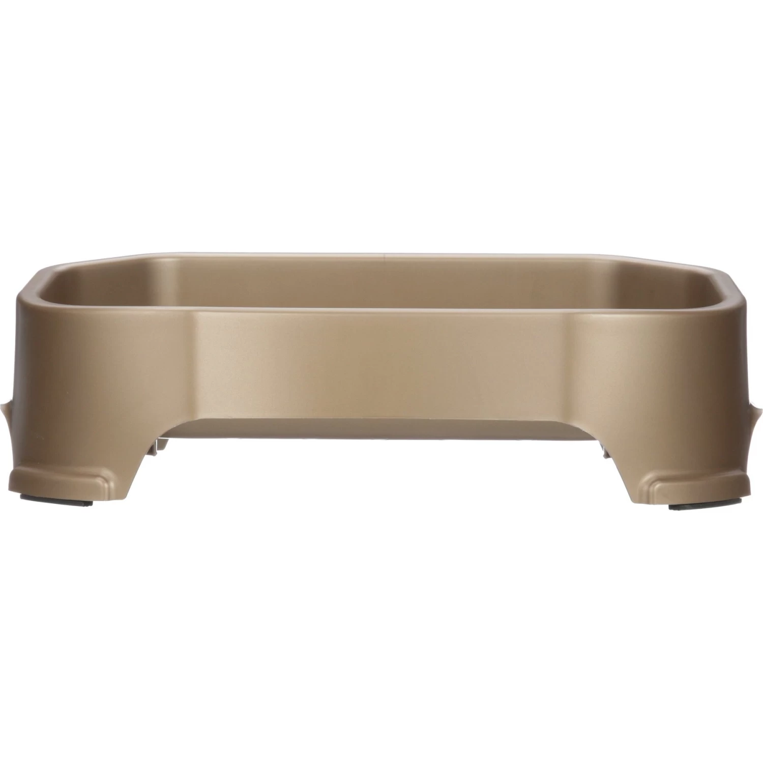 Neater Pets Big Bowl Non-Skid Polypropylene Pet Bowl, Champagne - Image 2