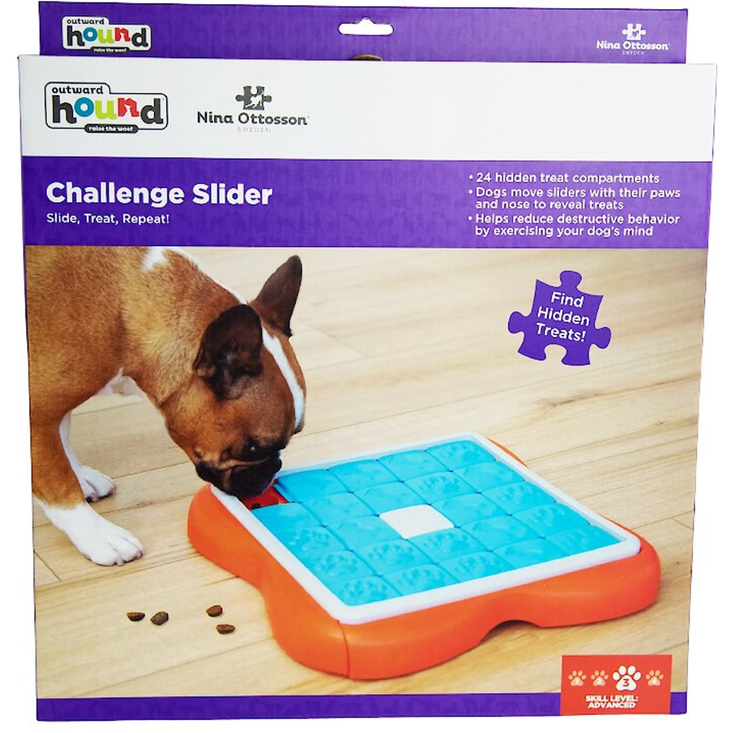 Nina Ottosson By Outward Hound Challenge Slider Dog Toy - Image 8