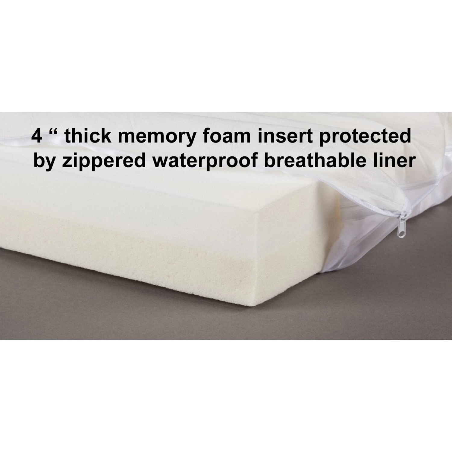 3 Dog Pet Supply EZ Wash Softshell Personalized Orthopedic Bolster Dog Bed With Removable Cover - Image 4