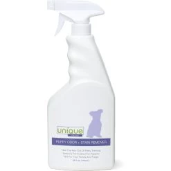 Unique Pet Care Fresh Lavender Puppy Odor + Stain Remover, 24-oz Bottle