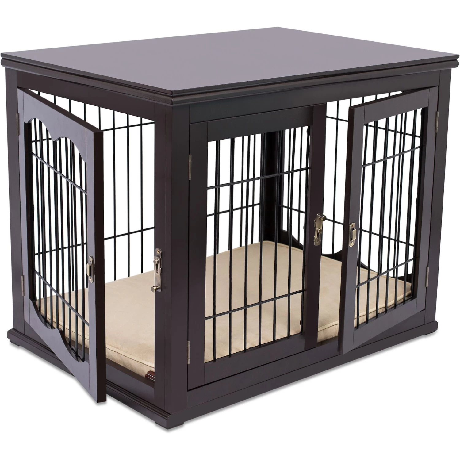 Internet's Best Double Door Furniture Style Dog Crate & End Table - Image 4