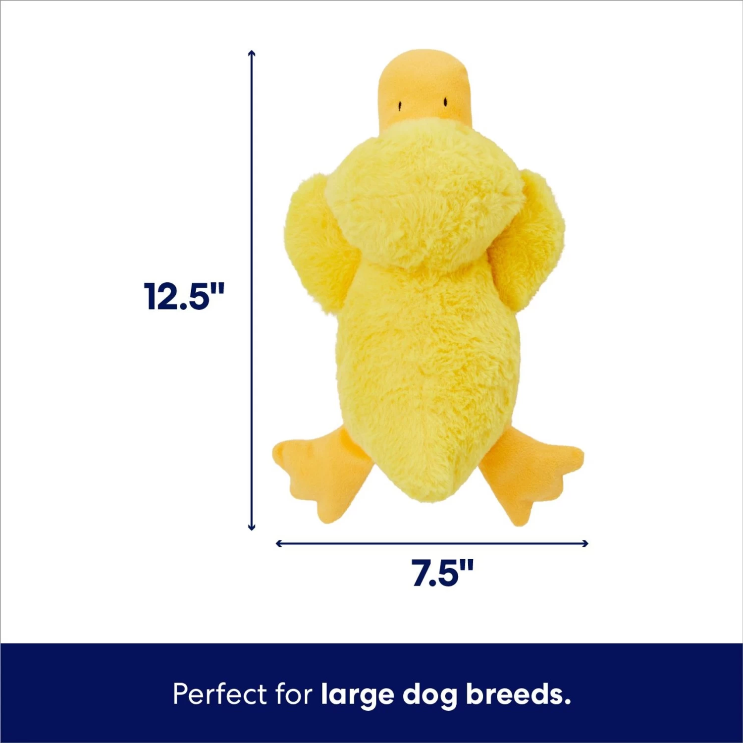 Frisco Duck Plush Squeaky Dog Toy - Image 2