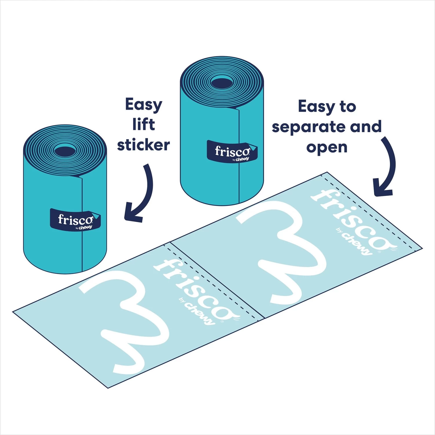 Frisco Flamingos And Foliage Print Dog Poop Bags - Image 2