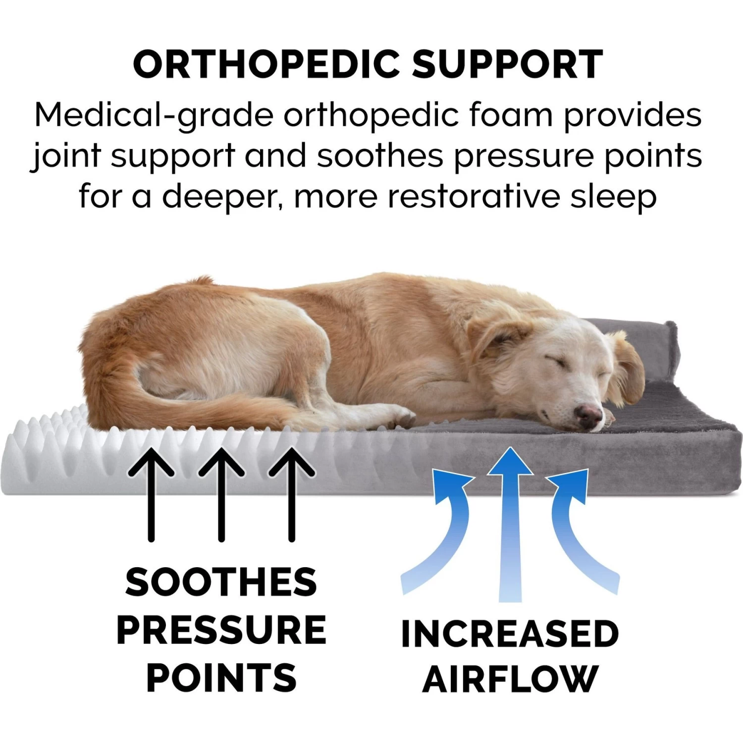 FurHaven Plush Deluxe Chaise Orthopedic Cat & Dog Bed With Removable Cover - Image 6