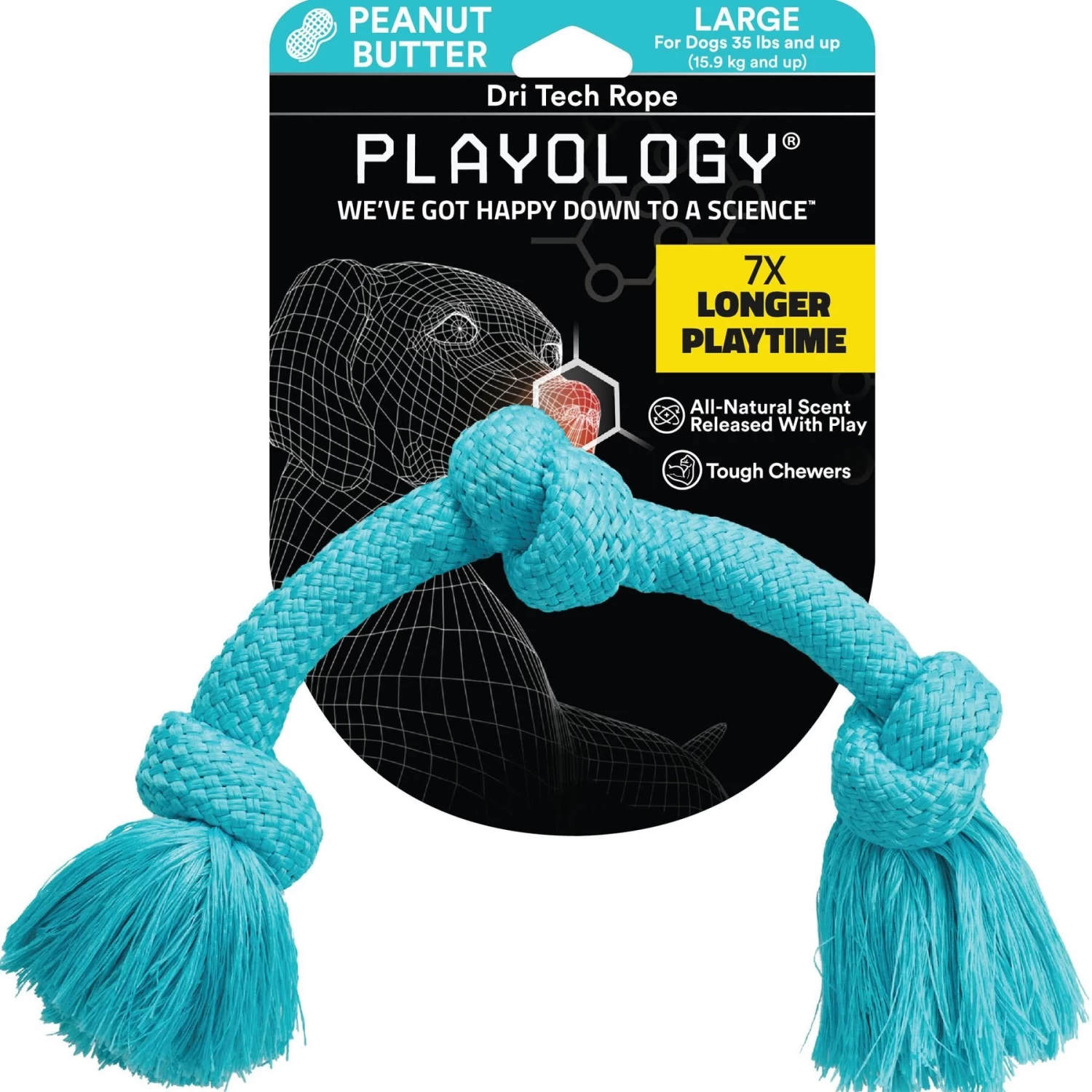 Playology Scented Dri-Tech Rope Dog Toy
