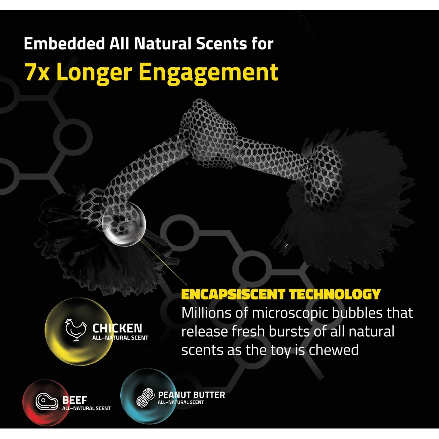 Playology Scented Dri-Tech Rope Dog Toy - Image 4