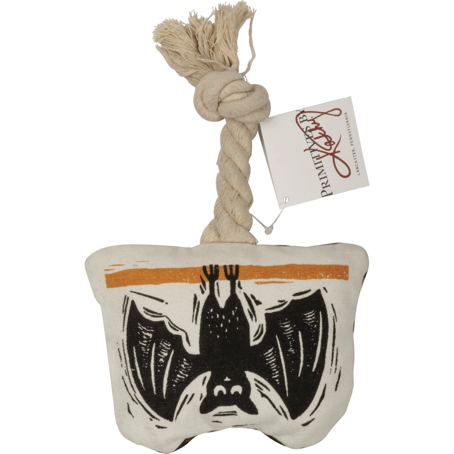Primitives By Kathy Bat Squeaky Rope Dog Toy - Image 3
