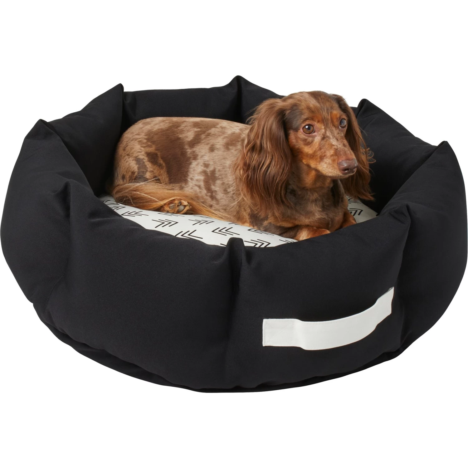 Frisco Indoor/Outdoor Deep Dish Cuddler Bolster Cat & Dog Bed - Image 3
