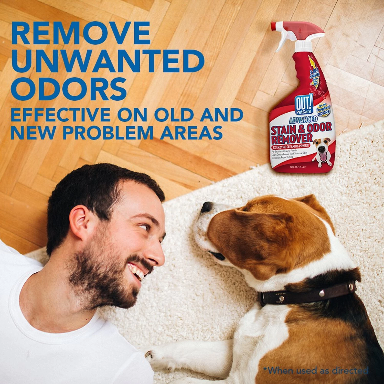 OUT! PetCare Advanced Stain & Odor Remover, 32-oz Bottle, 2 Count - Image 6