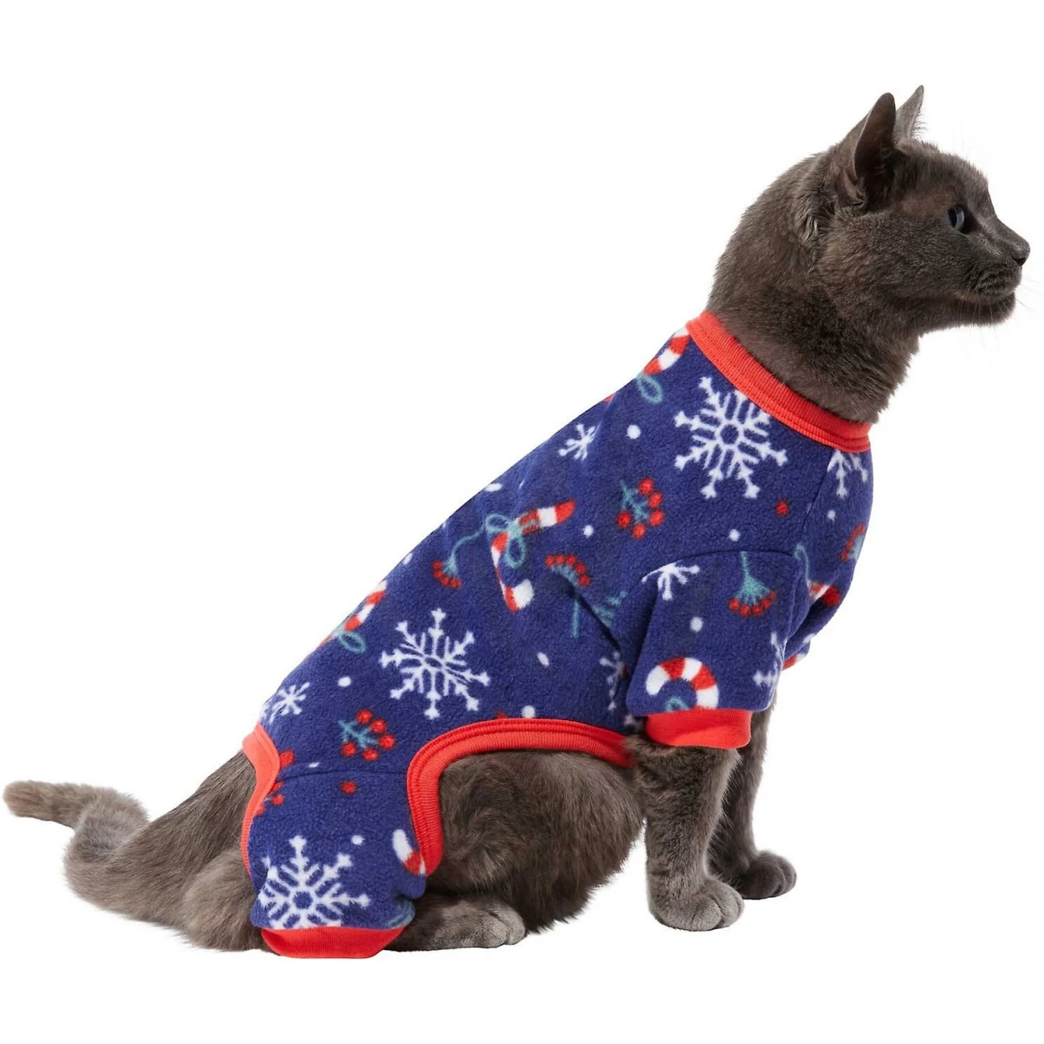 Frisco Snowy Nights Dog & Cat Cozy Polar Fleece PJs - Image 3