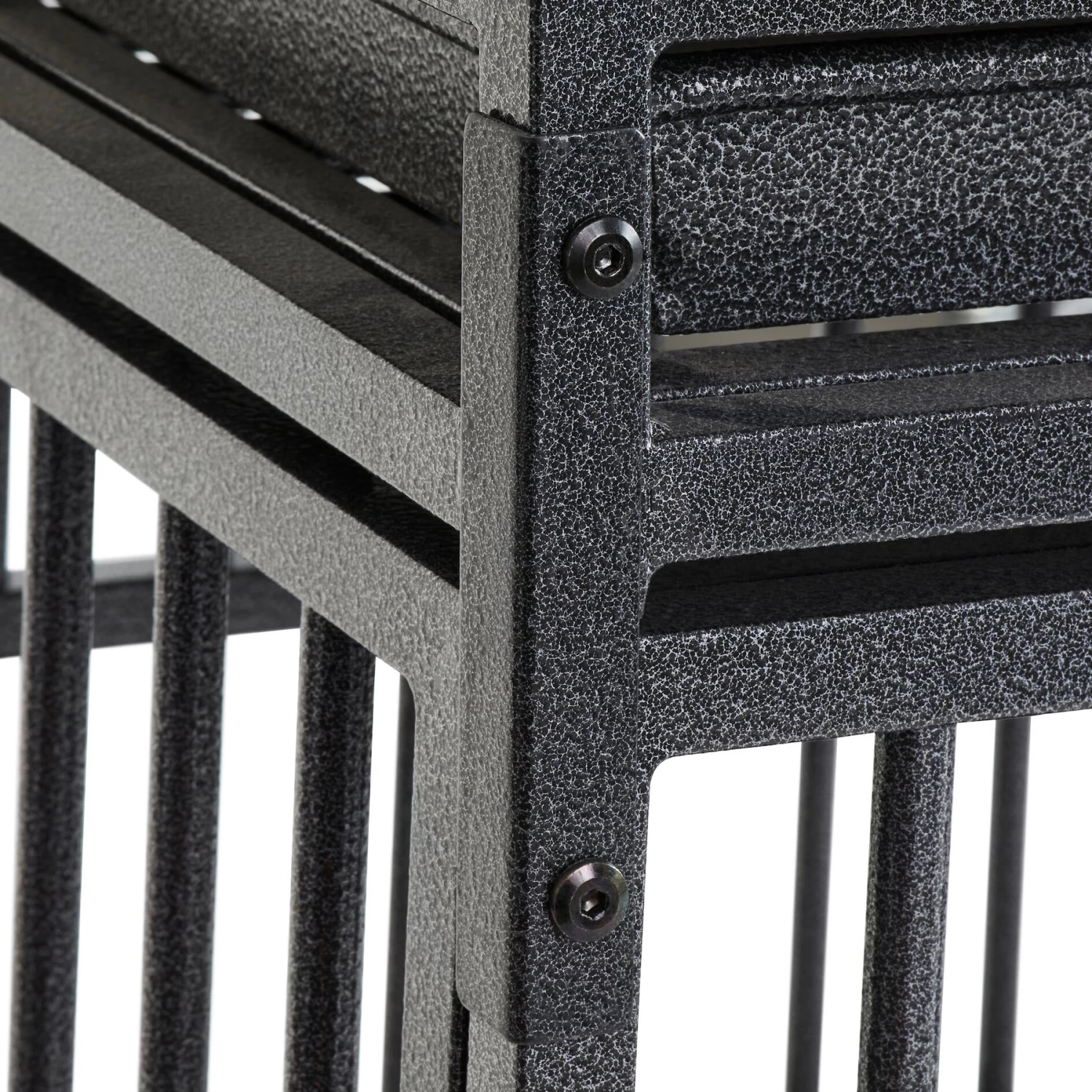 Frisco Ultimate Foldable & Stackable Heavy Duty Steel Metal Single Door Dog Crate - Image 6