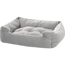 Mina Victory Quilted Bolster Dog Bed