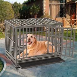 SMONTER Heavy Duty Dog Crate & Playpen