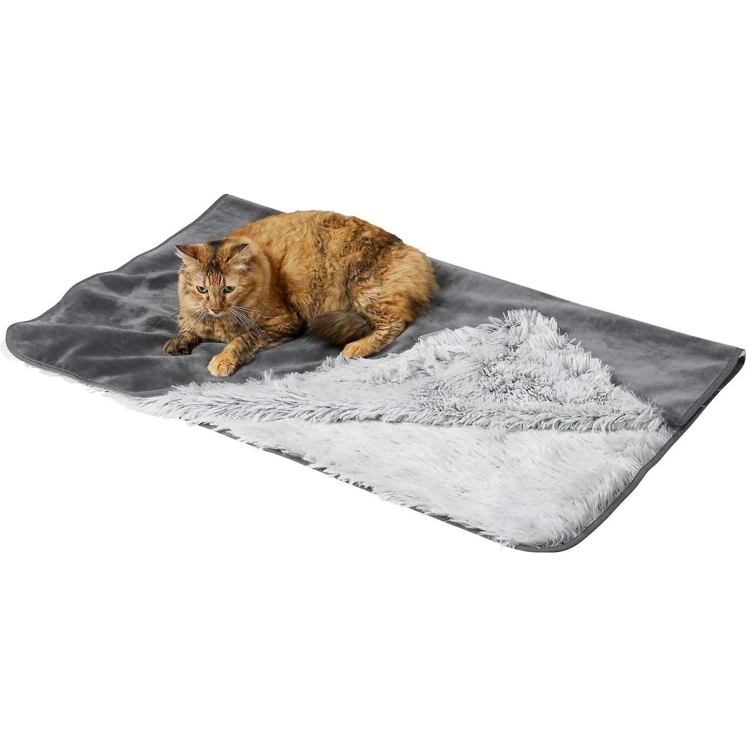 Frisco Eyelash Cat & Dog Bolster Bed & Frisco Eyelash Cat & Dog Blanket - Image 6
